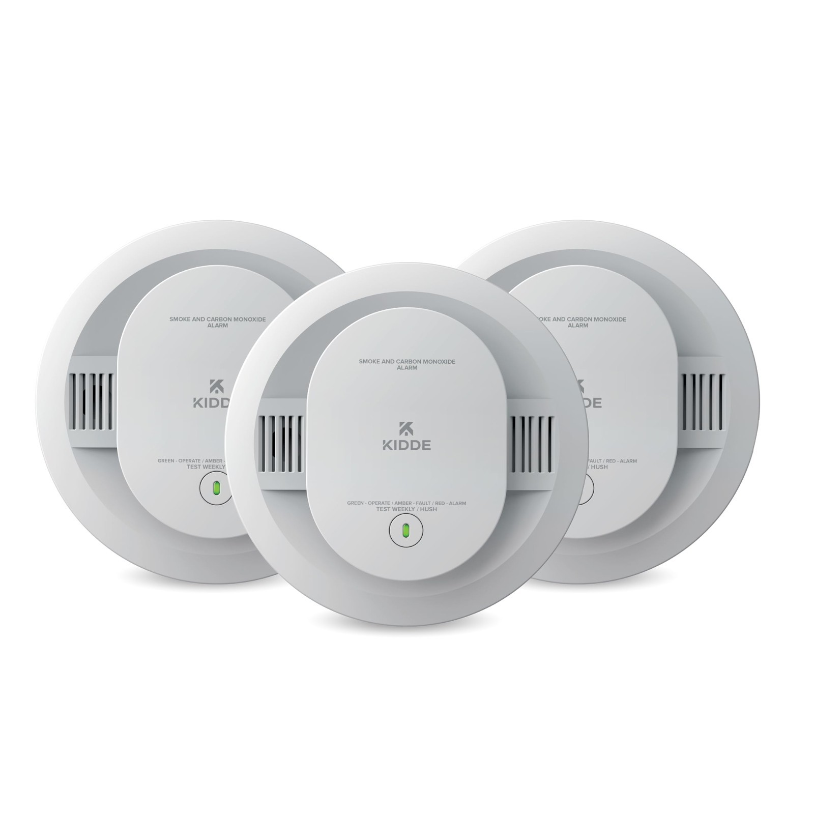 3 PACK - Kidde Smoke Carbon Monoxide Detector 30CUDR - NEW Open Box