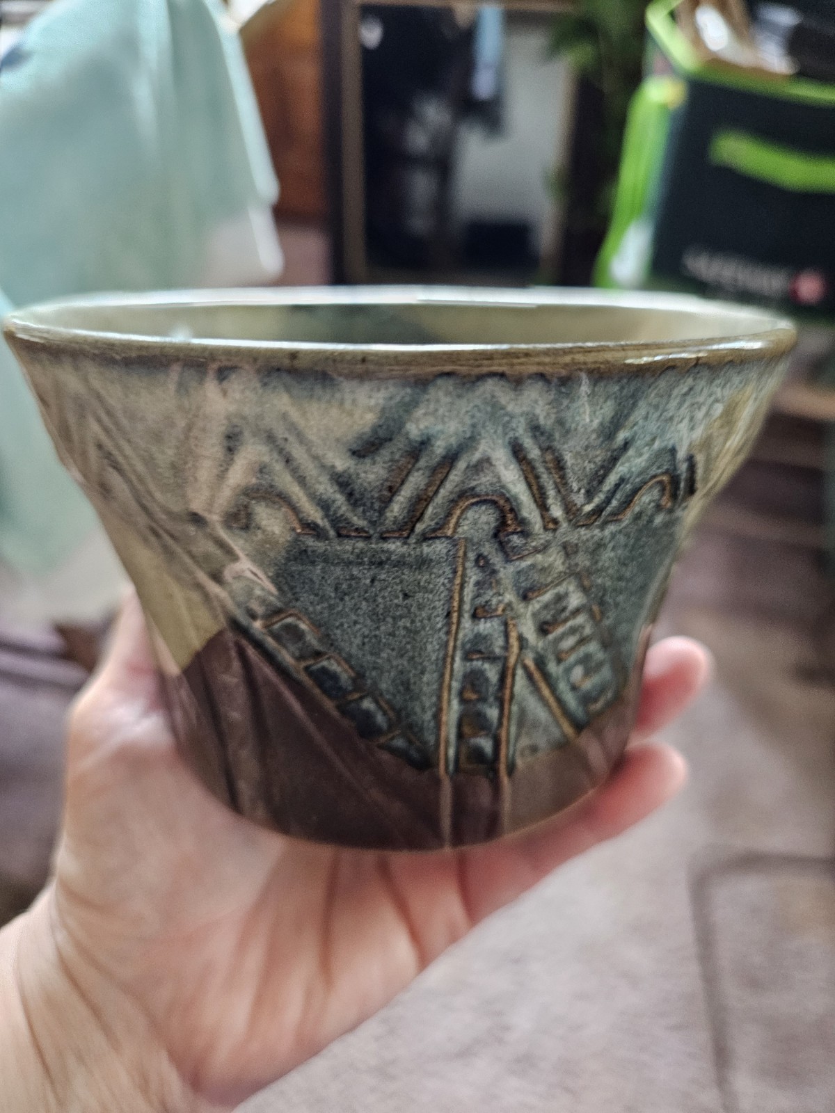  Vintage Pottery Craft USA Planter Bowl #171 Beautifully Hand Made, Earthtones 