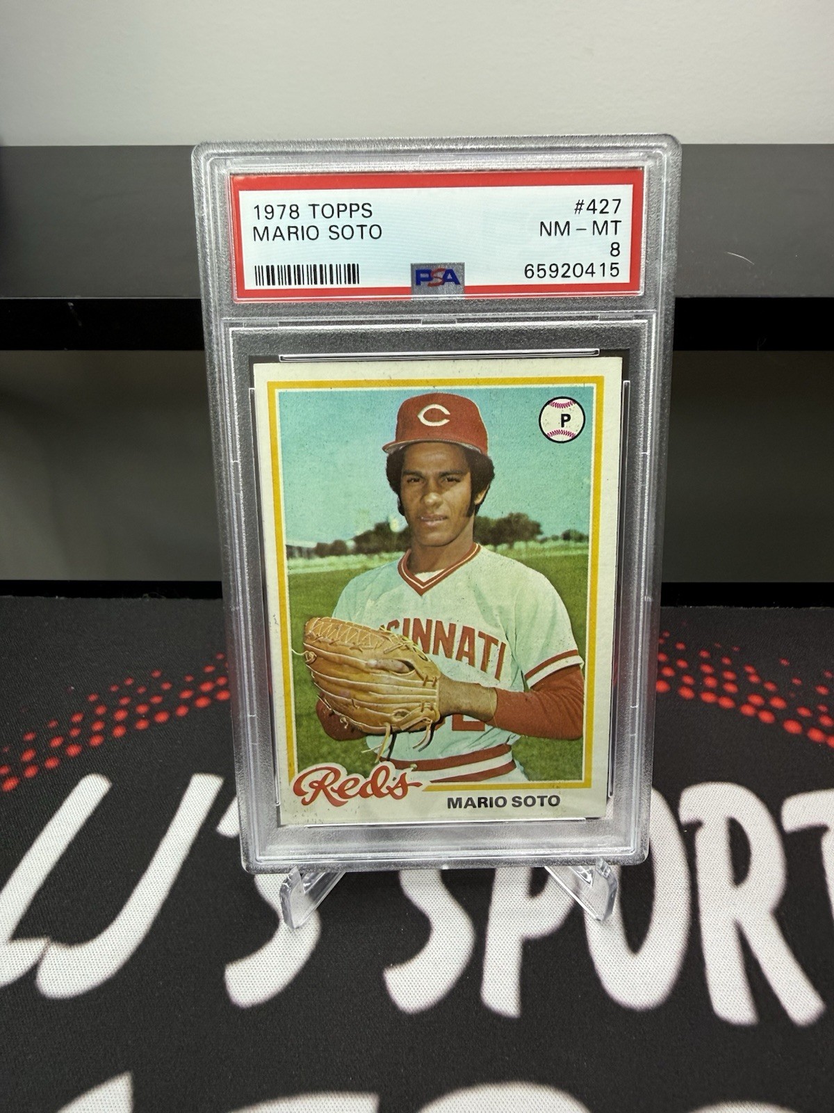 1978 Topps Baseball Mario Soto #427 PSA 8 1978 Topps Baseball Mario Soto #427 PSA 8