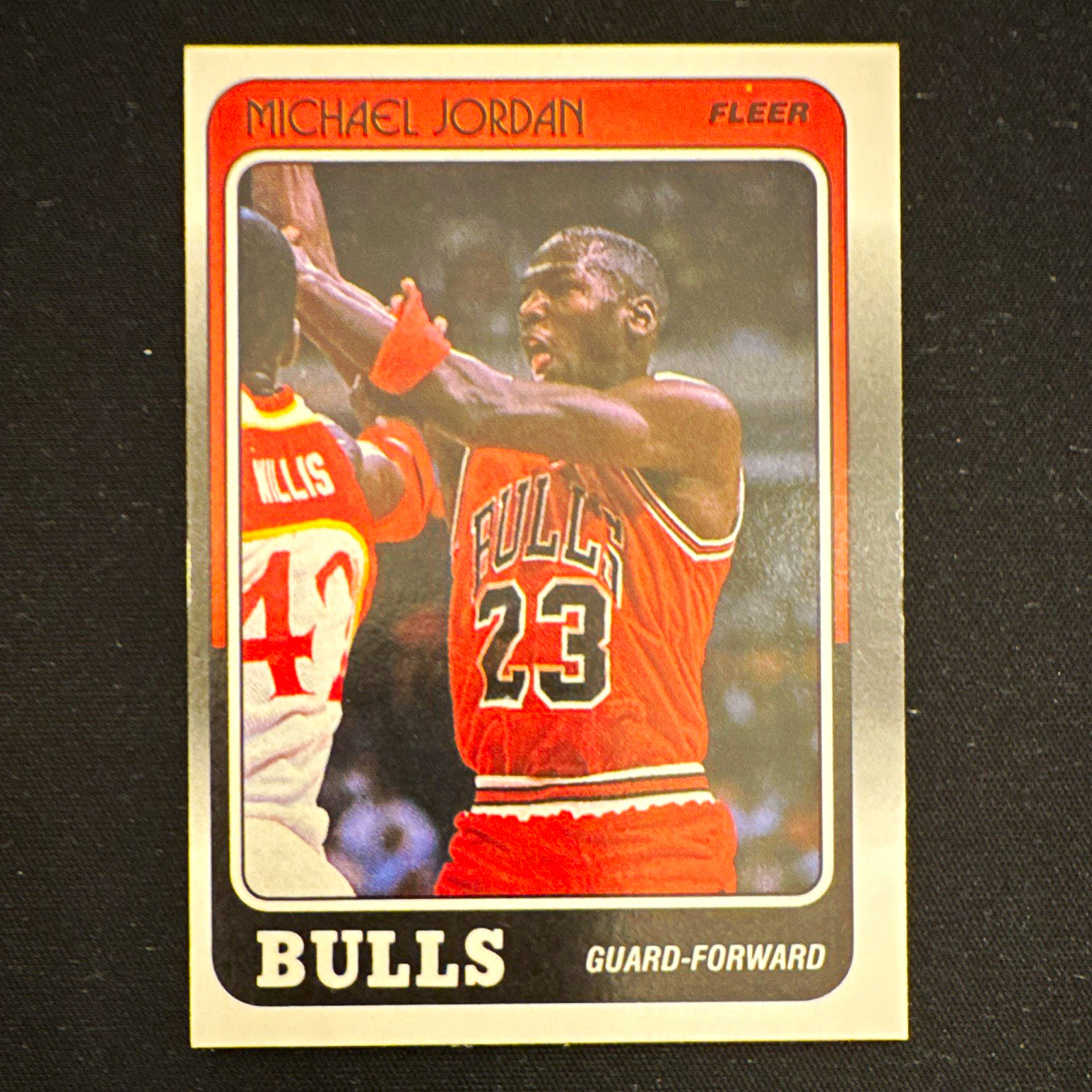 Fleer 1988 Fleer Michael Jordan #17 Chicago Bulls NBA Basketball Card