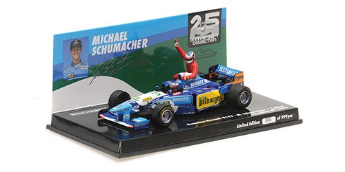 Minichamps Benetton - Michael Schumacher -1995 Canadian GP 1:43 F1 Car 517950601