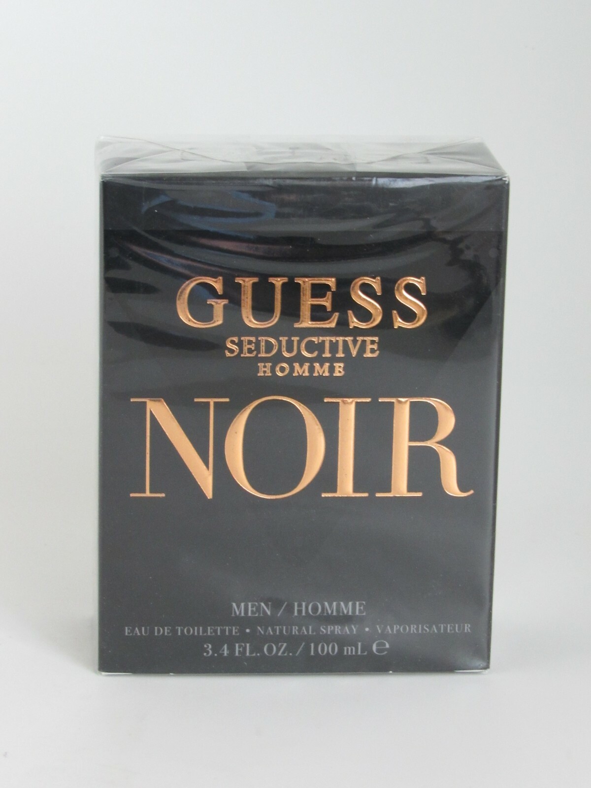 Guess Seductive Homme Noir by Guess 3.4 oz EDT Cologne for Men New In Box