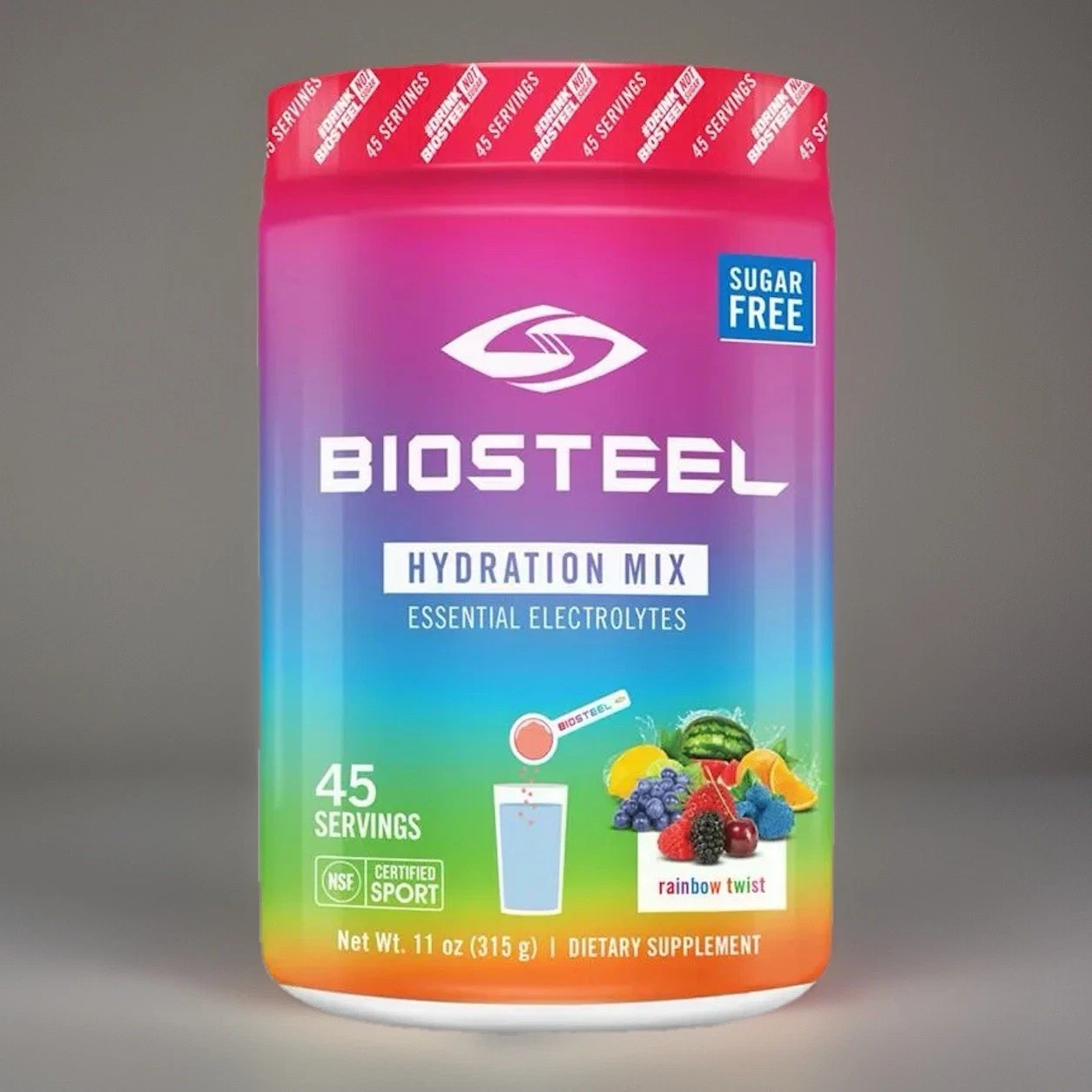 Biosteel Hydration Mix Essential Electrolytes - rainbow twist- 45 serv exp 12/24