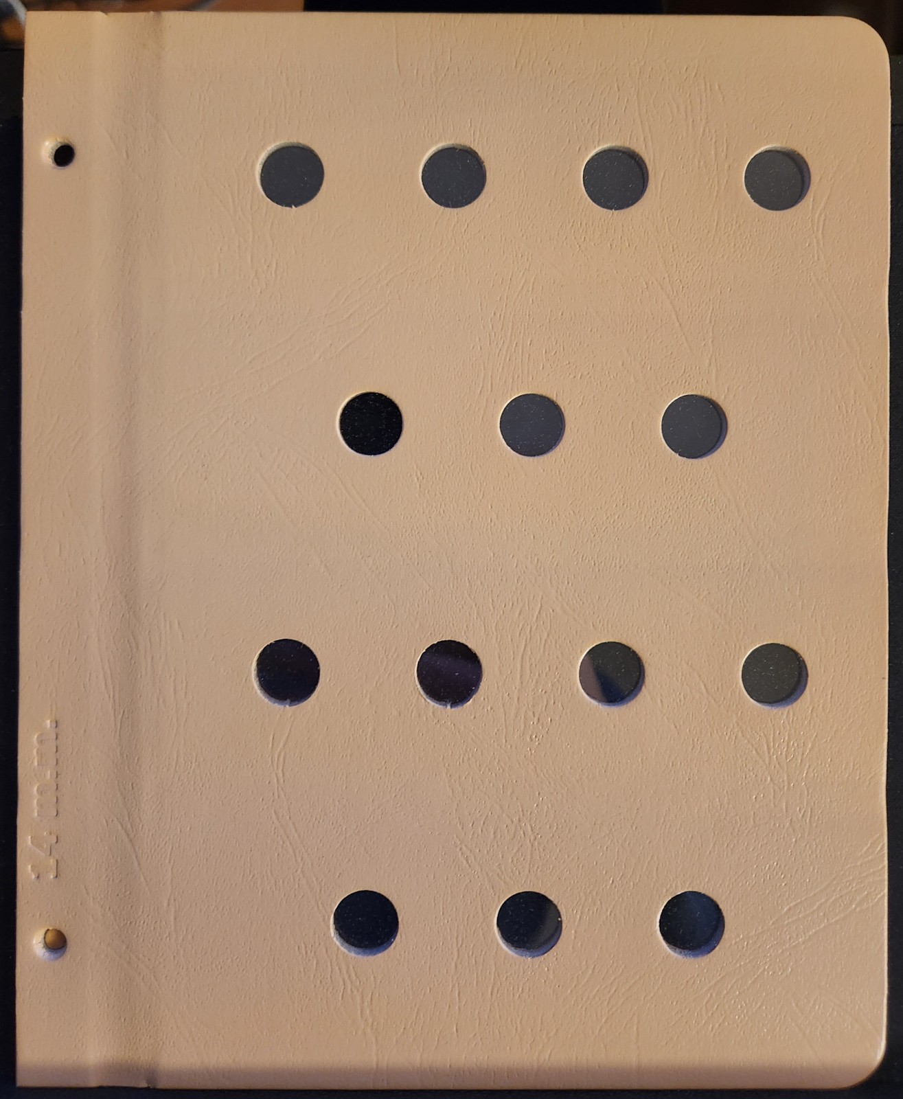 EXTREMELY RARE Custom Dansco Blank 14mm Page EXTREMELY RARE Custom Dansco Blank 14mm Page