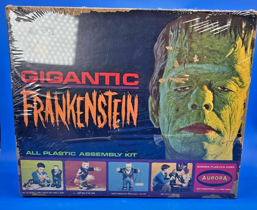 BIG FRANKIE Gigantic Frankenstein Aurora Model Kit 1964 MIB Complete RARE