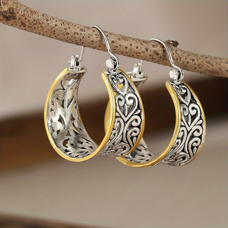 BRIGHTON BEACH  Filigree Heart Pattern Earrings