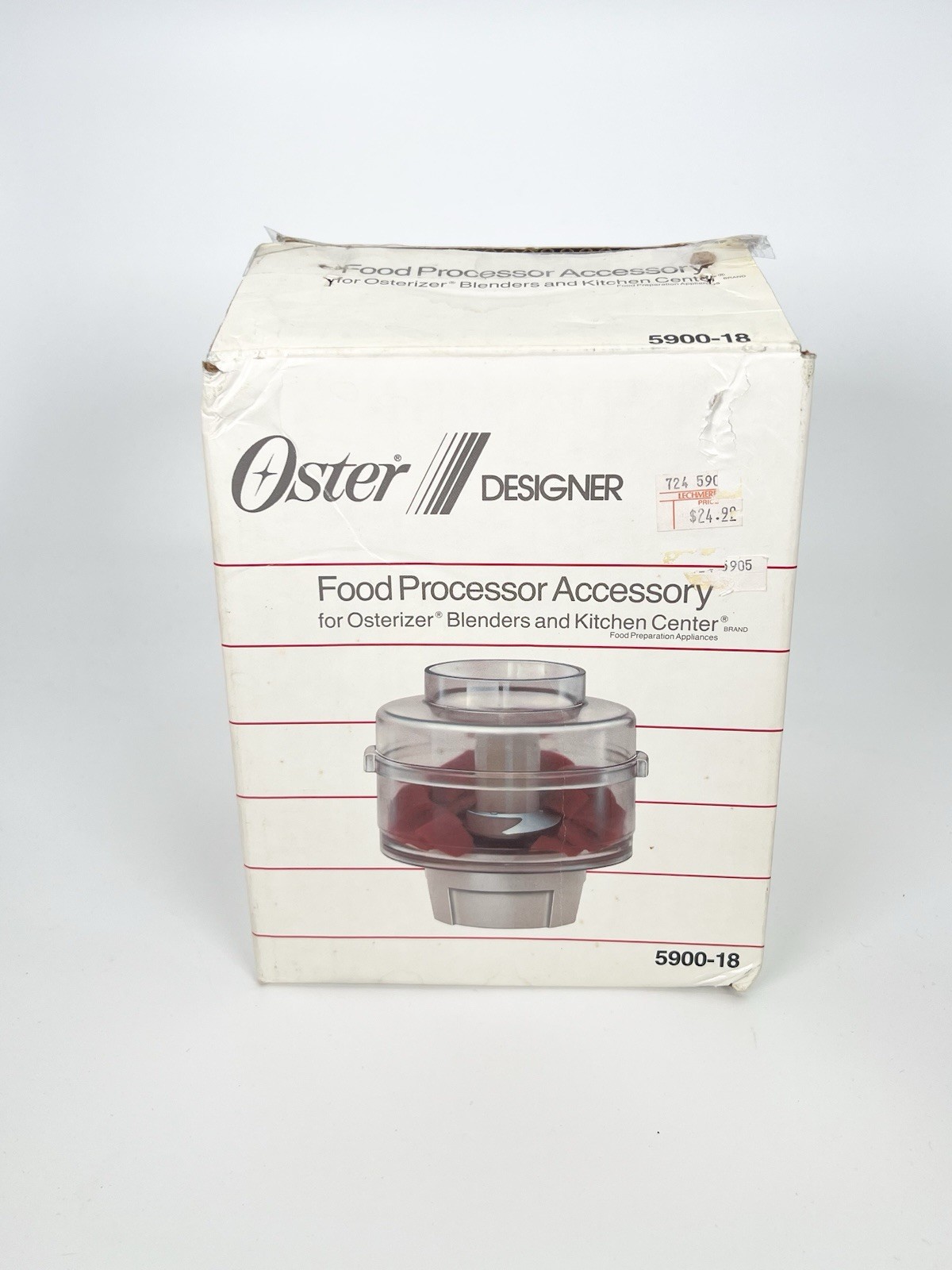 Vintage 1986 Oster Designer Kitchen Center Chopper Food Processor Attachment Vintage 1986 Oster Designer Kitchen Center Chopper Food Processor Attachment