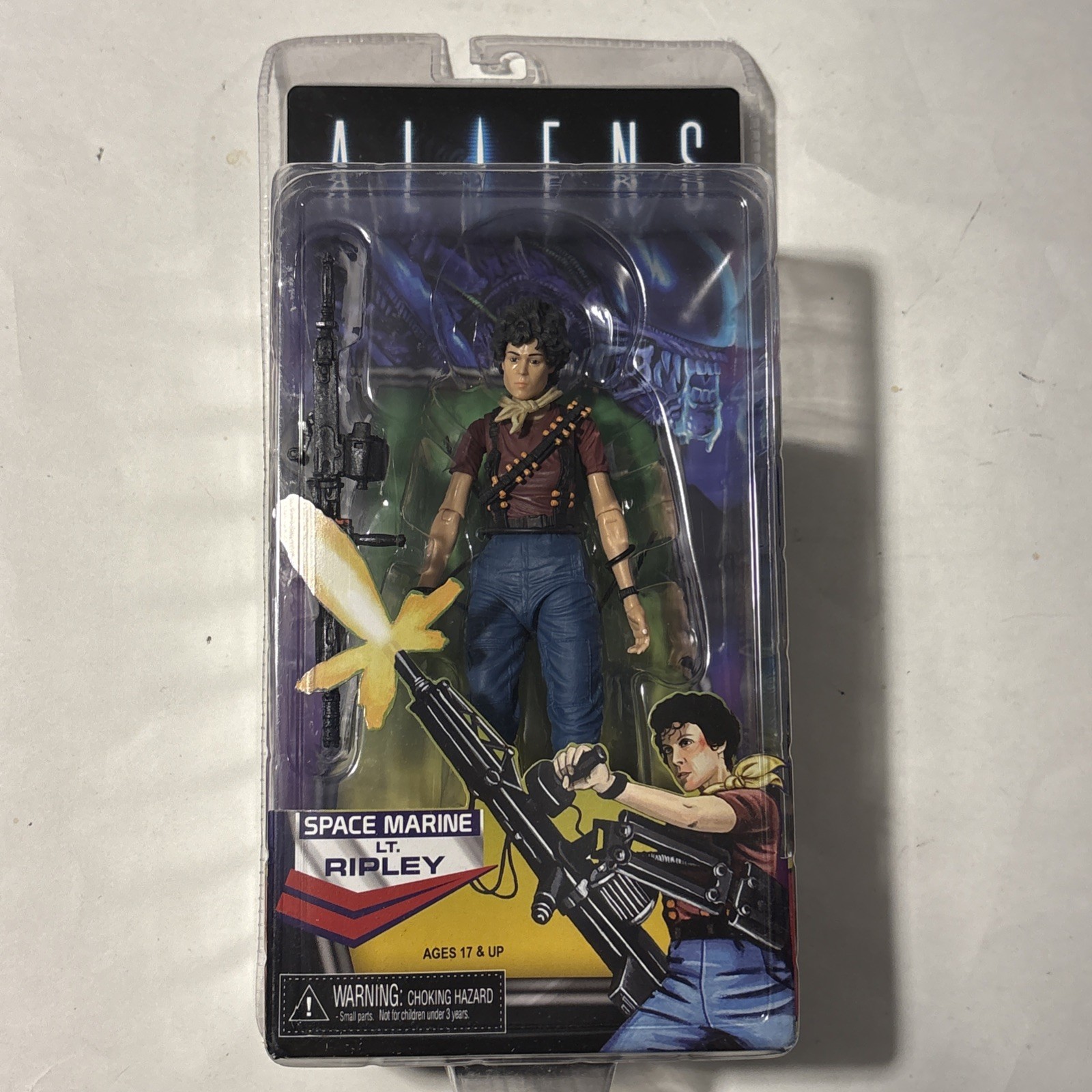 NECA Reel Toys Aliens Space Marine Lt. ELLEN RIPLEY Kenner Tribute NEW SEALED