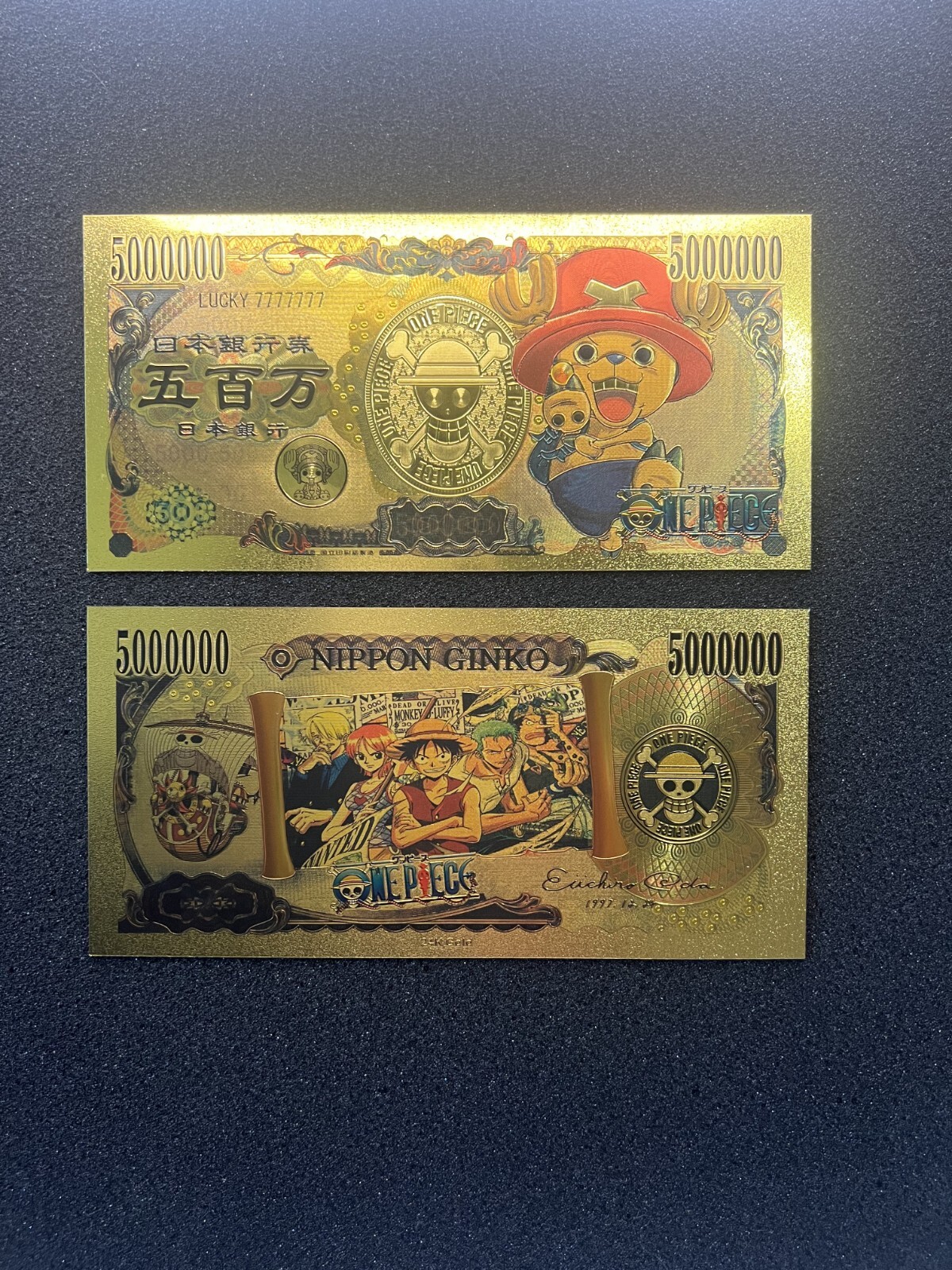 Tony Tony Chopper - 24k Gold Foil Banknote - One Piece Anime