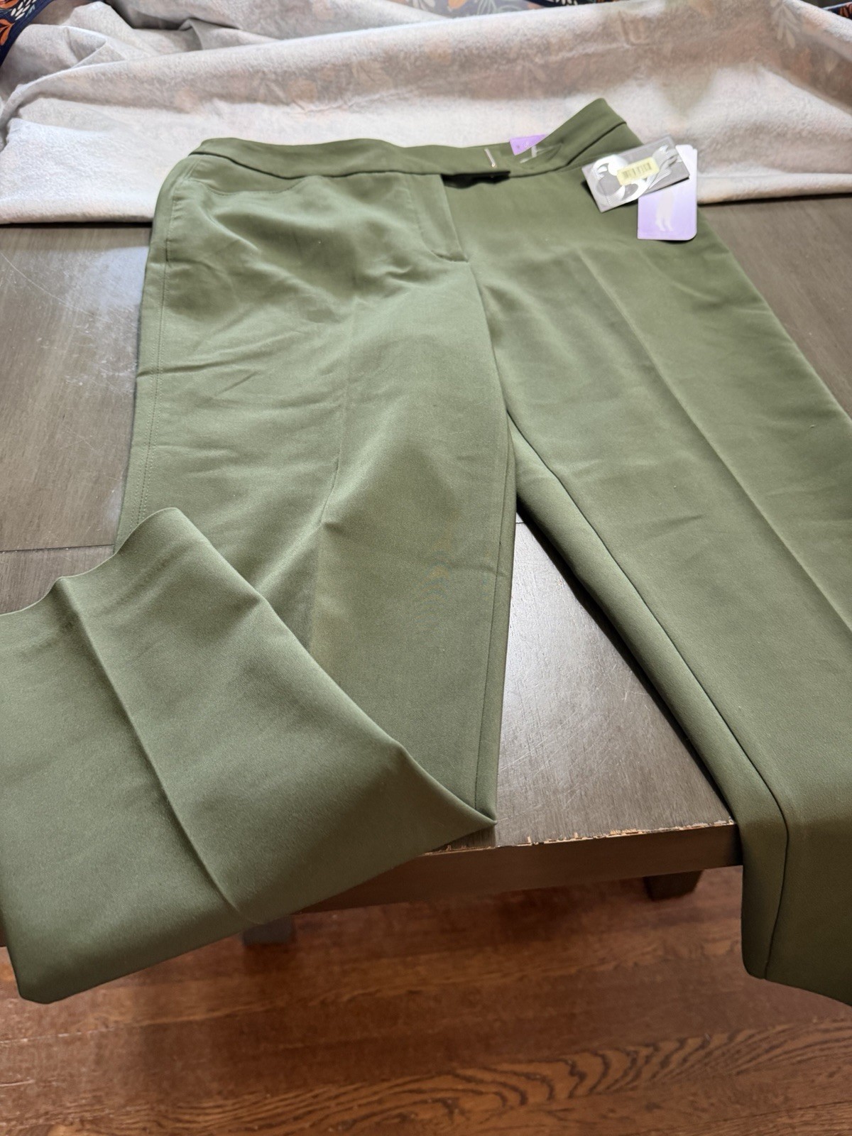 Women\'s Investments The Park Ave Fit Secret Support Sz 6 Stretch Ankle Pant NWT Women\'s Investments The Park Ave Fit Secret Support Sz 6 Stretch Ankle Pant NWT