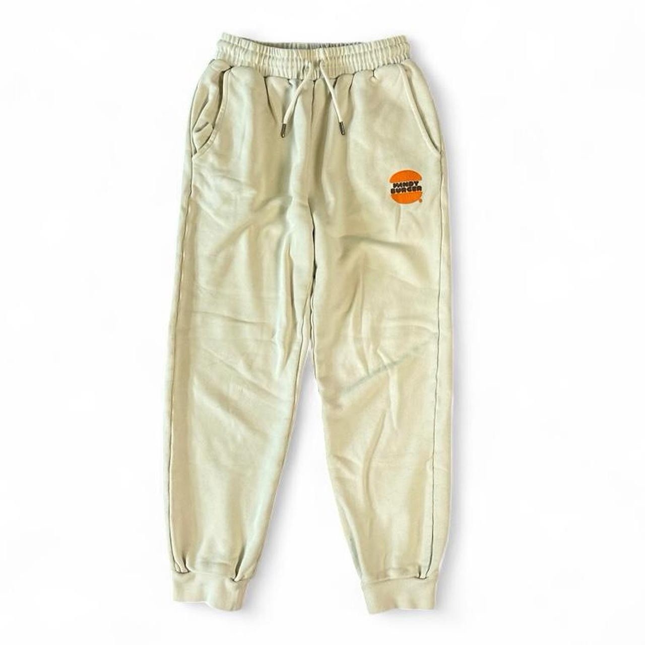 Vandy The Pink Cream Orange Burger Joggers Size Large