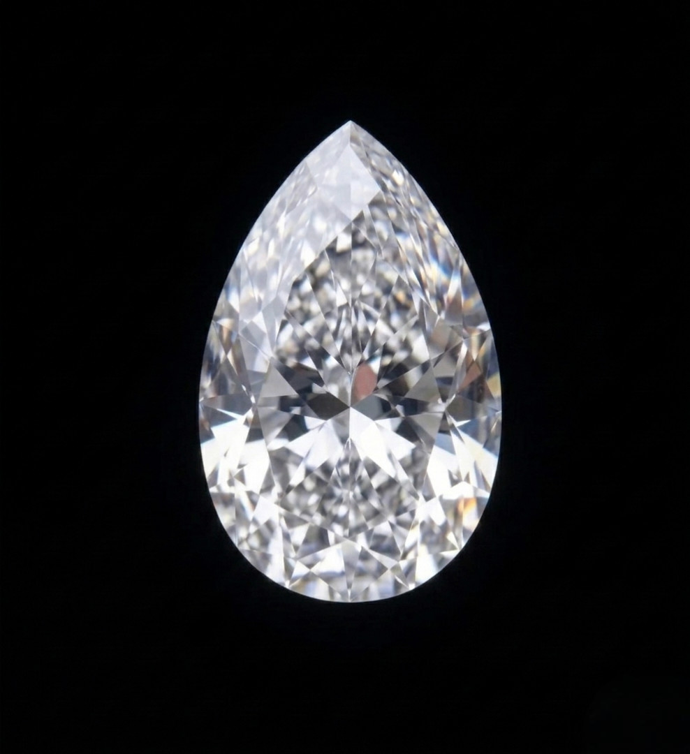 1CT Pear Cut White Lab Grown Diamond 5x8mm VVS1 Loose Gemstone Ring + Free Gift 1CT Pear Cut White Lab Grown Diamond 5x8mm VVS1 Loose Gemstone Ring + Free Gift