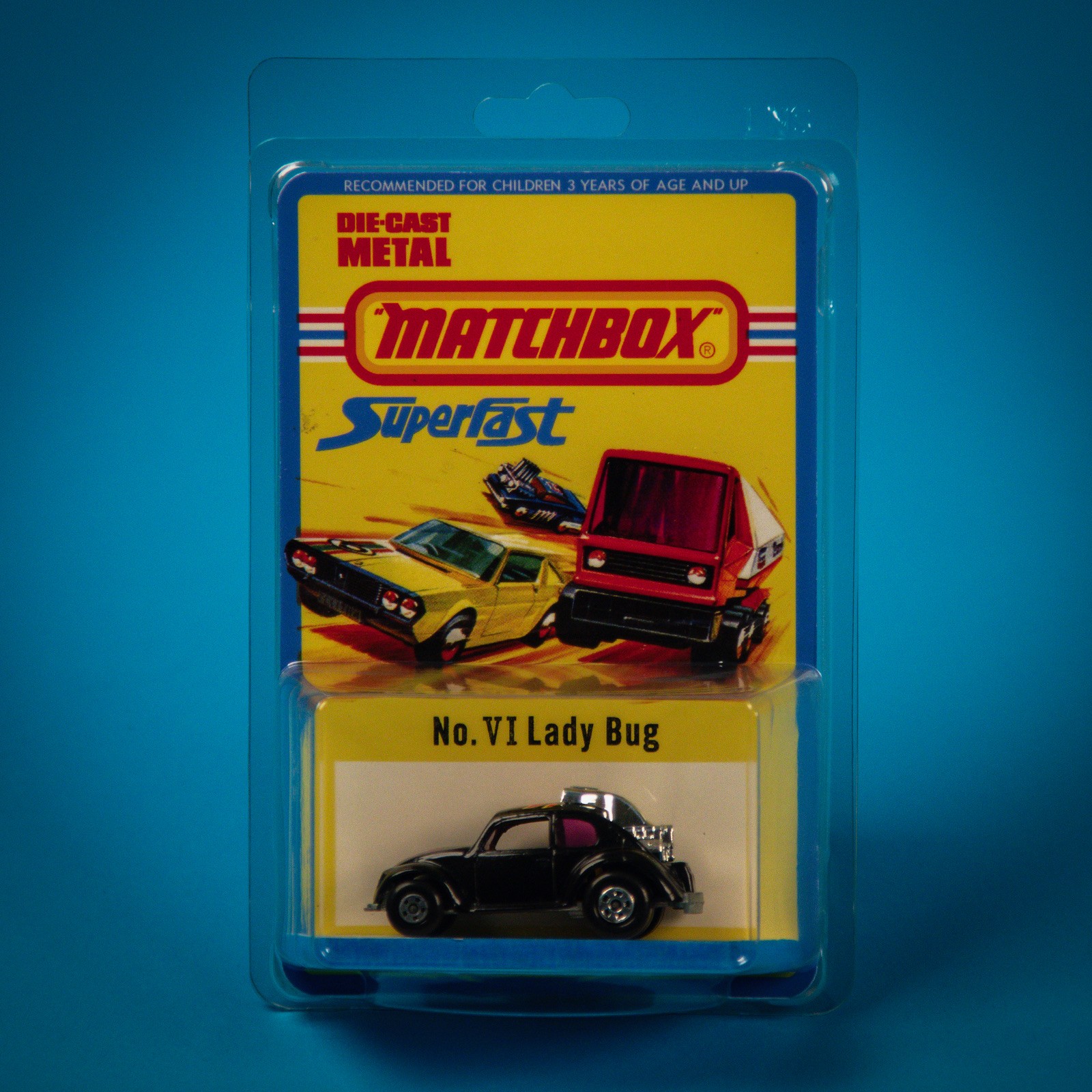 Matchbox Superfast / No VI Lady Bug / Roman Numeral Series / 78 Crafted Blister