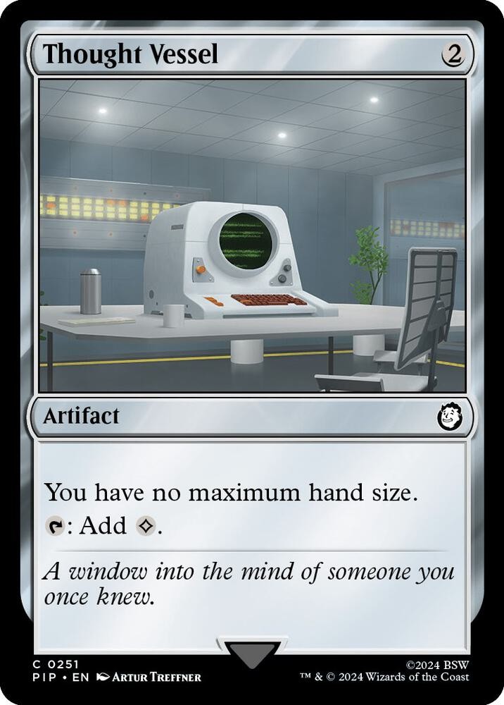1x Thought Vessel - Universes Beyond: Fallout Near Mint - MTG