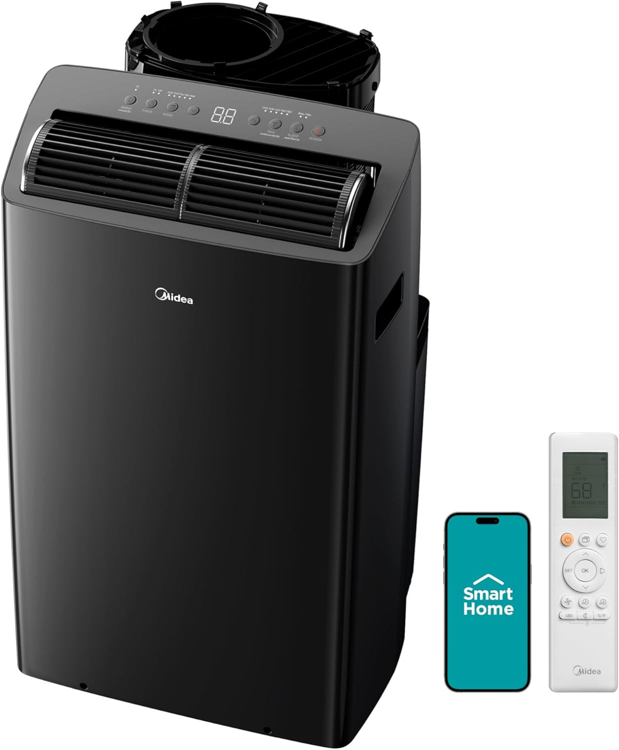 Midea Duo 14,000 BTU (12,000 BTU SACC) High Efficiency Inverter Ultra Quiet Port