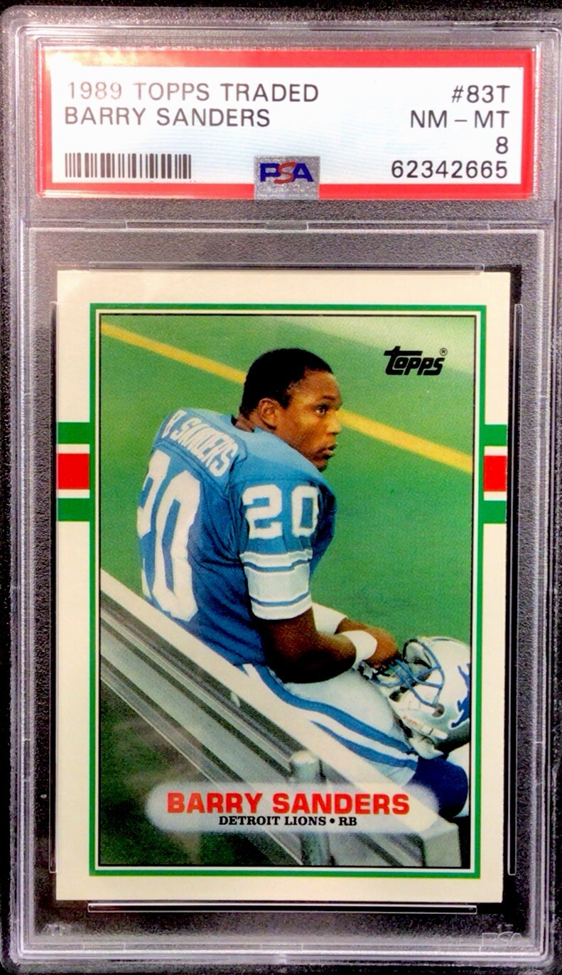 1989 Tops Traded Barry Sanders #83 NM-MT 8. ENN Cards *mutliple available* 1989 Tops Traded Barry Sanders #83 NM-MT 8. ENN Cards *mutliple available*