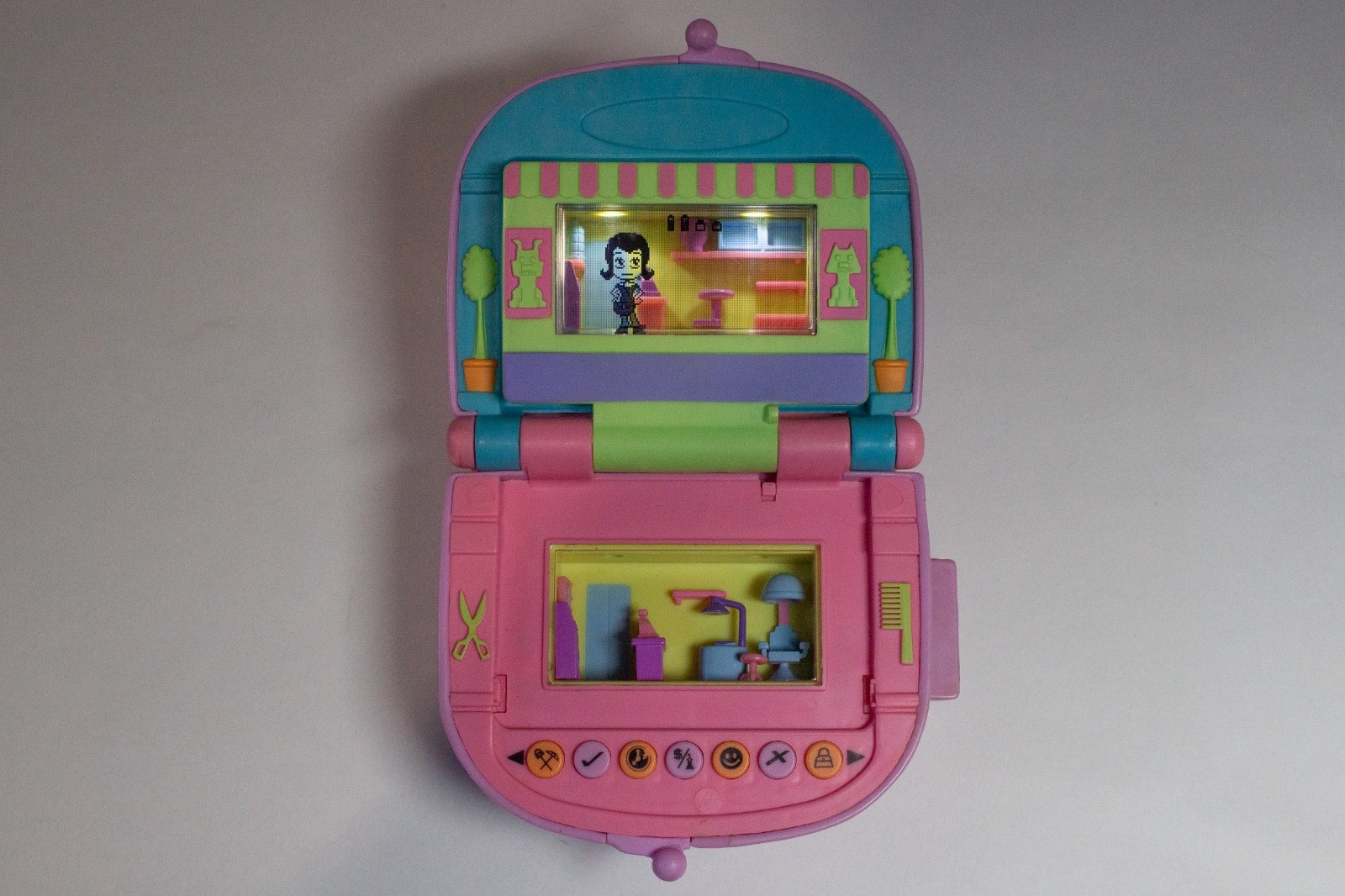Pixel Chix Love 2 Shop Mall Salon & Pet Store 2005 Mattel Tested Working Pixel Chix Love 2 Shop Mall Salon & Pet Store 2005 Mattel Tested Working