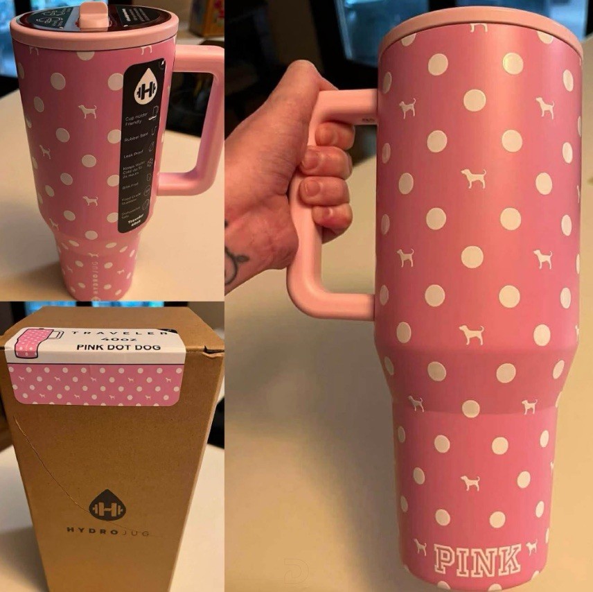 Hydro jug Pink (Victoria’s Secret Exclusive Tumblers) 40oz‼️PRESALE‼️SHIPS 08/18 Hydro jug Pink (Victoria’s Secret Exclusive Tumblers) 40oz‼️PRESALE‼️SHIPS 08/18