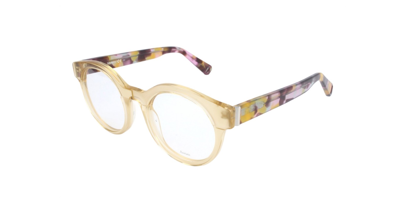 Max&co. MAX&CO.313 Brown yellow havana 47/21/145 WOMAN Eyewear Frame Max&co. MAX&CO.313 Brown yellow havana 47/21/145 WOMAN Eyewear Frame