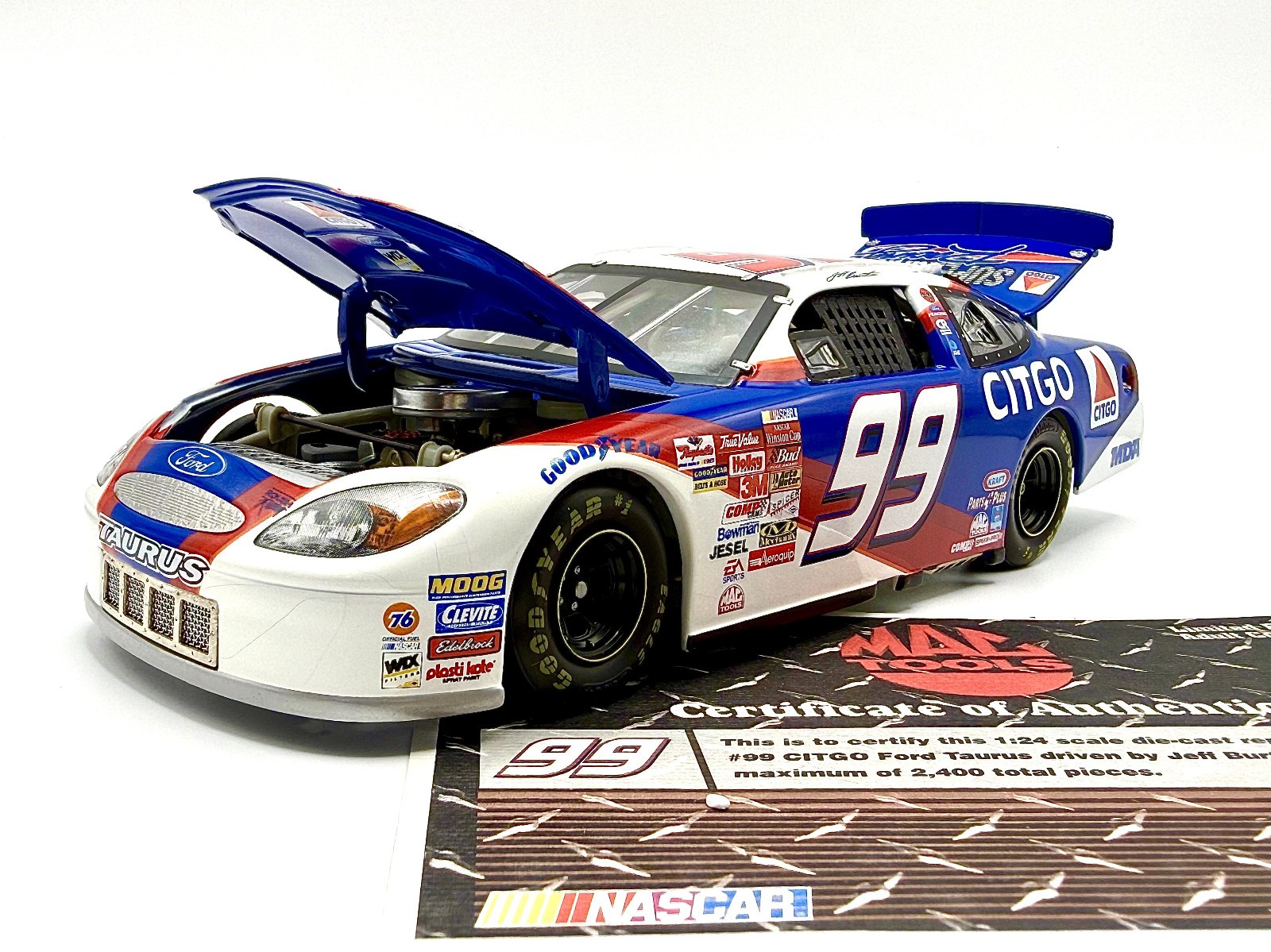 Jeff Burton 2002 #99 Citgo Taurus Team Caliber Mac Tools (Owner\'s Tooling) 1:24