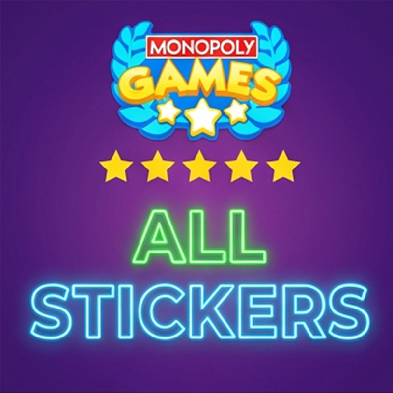 Monopoly Go Stickers Go⭐️ 1 2 3 4 5 ⭐️  Cheap Fast ⭐️Instant Delivery ⚡️