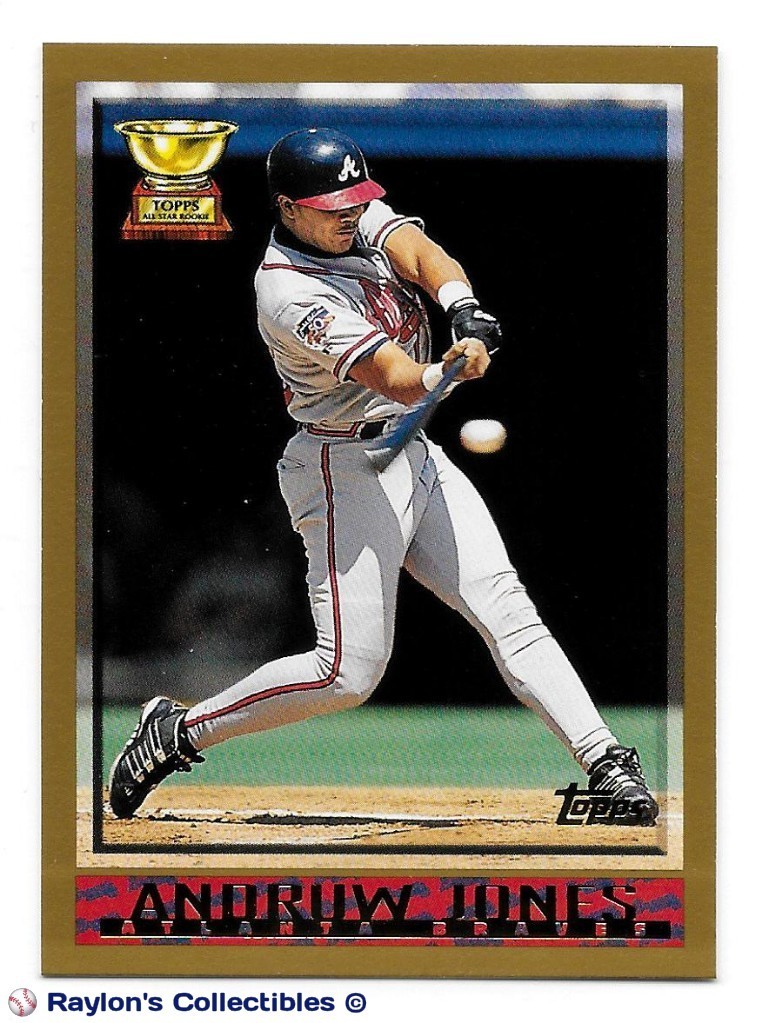 ⚾️ 1998 ~ Topps #334 ~ Andruw Jones ASR- Cup ~ Braves ~ NmMt=8 ~ HOF ~ QTY ⚾️ 1998 ~ Topps #334 ~ Andruw Jones ASR- Cup ~ Braves ~ NmMt=8 ~ HOF ~ QTY