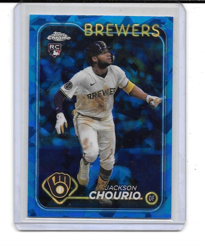 2024 TOPPS UPDATE SAPPHIRE JACKSON CHOURIO RC ROOKIE CARD BREWERS