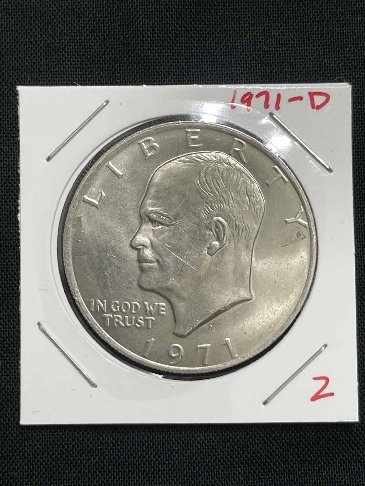 1971-D Eisenhower Dollar Friendly Eagle FS-901 Circulated $1 Coin KM# 203 | (2) 1971-D Eisenhower Dollar Friendly Eagle FS-901 Circulated $1 Coin KM# 203 | (2)