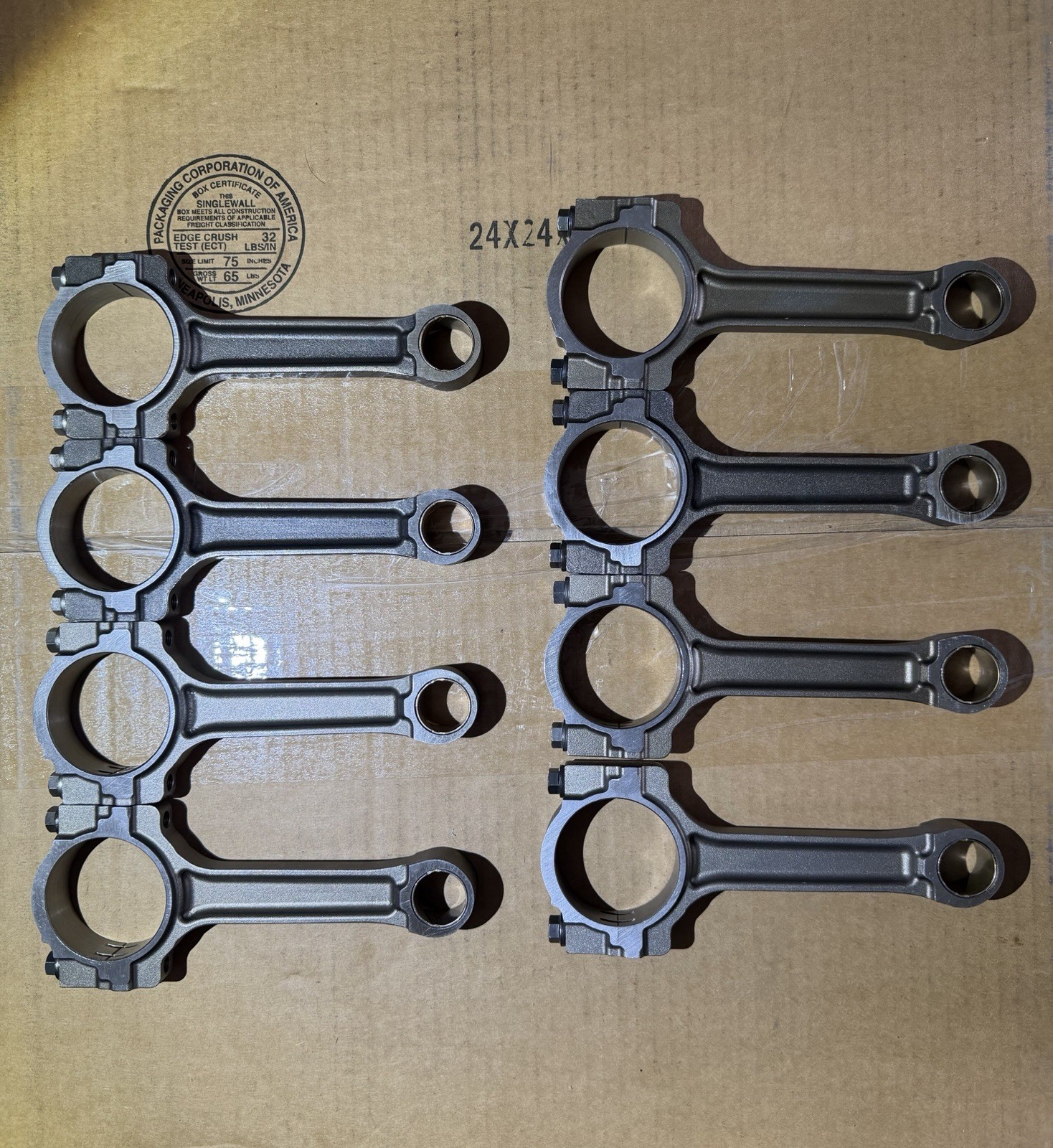 GM 5.3L 6.0L 6.2L LS2 LS3 GEN IV Floating Pin Connecting Rod With Bushing(8 Set) GM 5.3L 6.0L 6.2L LS2 LS3 GEN IV Floating Pin Connecting Rod With Bushing(8 Set)