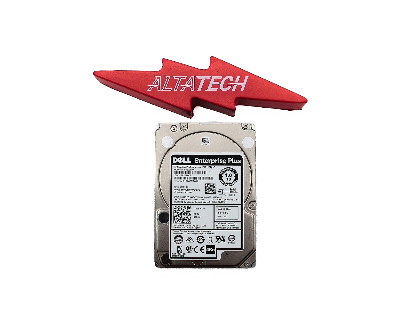 Dell 61H3H-Compellant 1.8TB 10K SAS 2.5 12G 4K HDD Compellent Hard Disc Drive