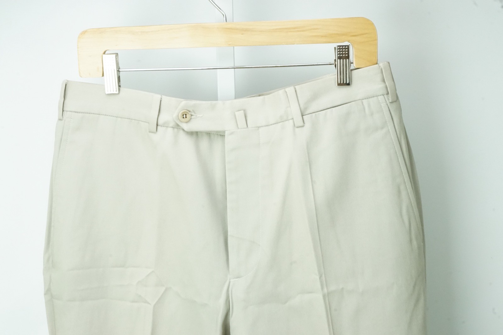 Incotex Solid Beige Khaki Brown Chino Pants 48R EU BRAND NEW