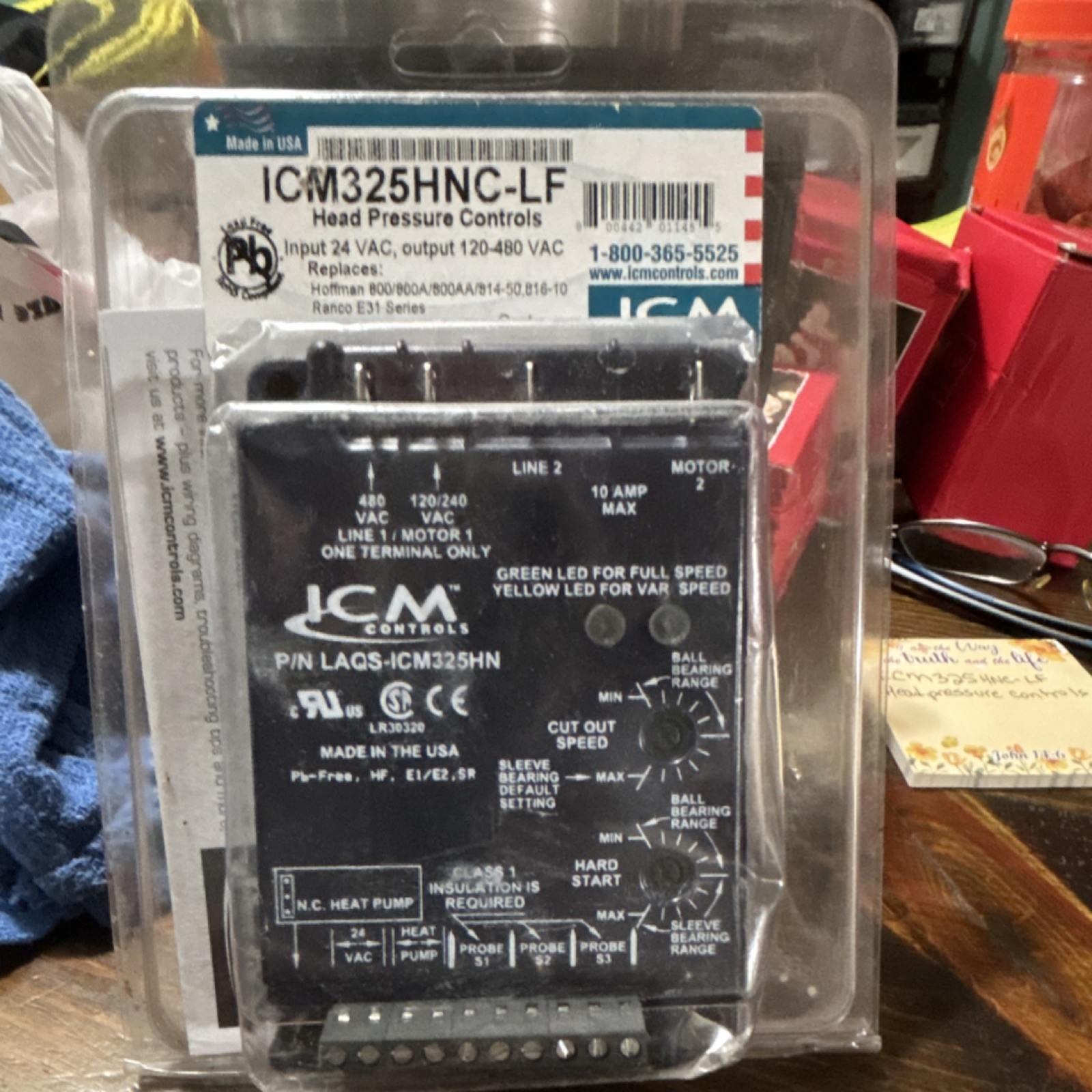 ICM Controls ICM325HNC-LF Head Pressure Control 24VAC 10A 1HP LAQS-ICM325HN ICM Controls ICM325HNC-LF Head Pressure Control 24VAC 10A 1HP LAQS-ICM325HN