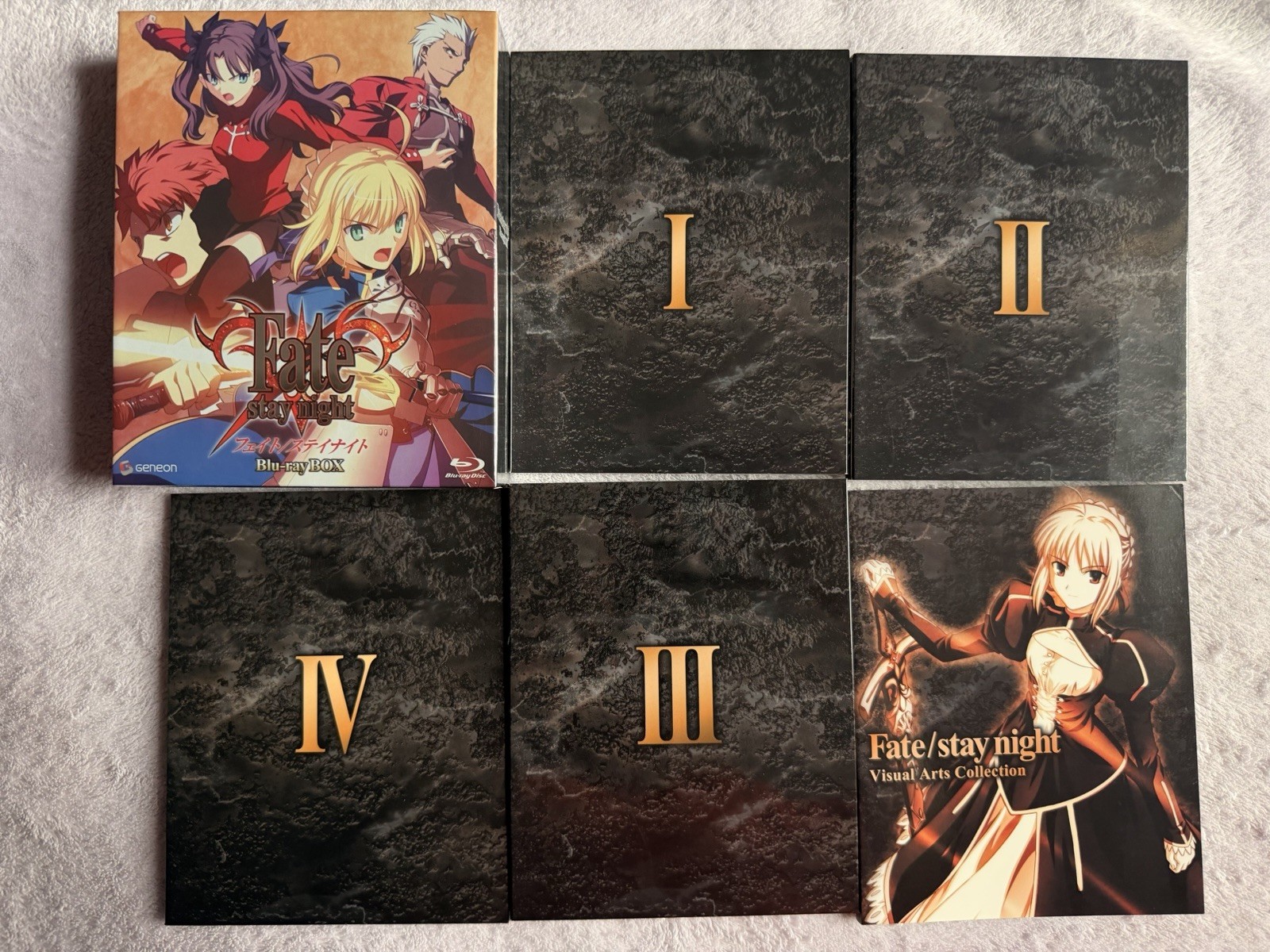 Fate/Stay Night Blu-ray LImited Edition Boxset Jp/En Sets Fate/Stay Night Blu-ray LImited Edition Boxset Jp/En Sets