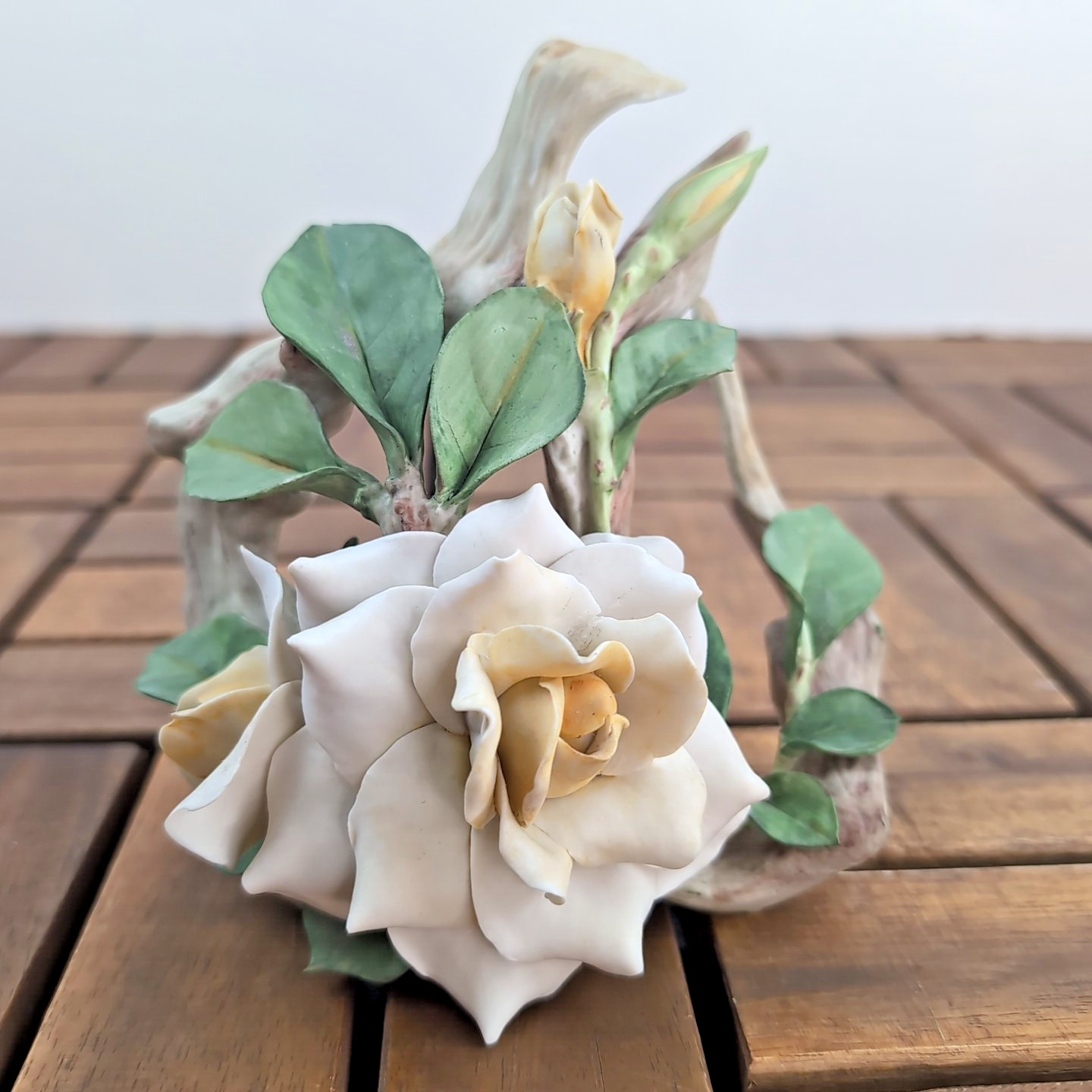 Cybis Porcelain Rose Figurine Soft Yellow Cream Signed Numbered 5 Cybis Porcelain Rose Figurine Soft Yellow Cream Signed Numbered 5