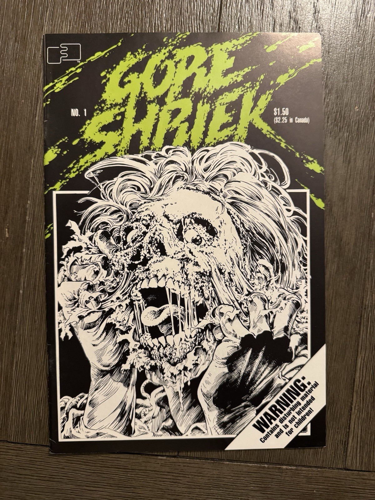 Gore Shriek #1 VF Early Capullo art Fantaco Enterprises Comic 1986