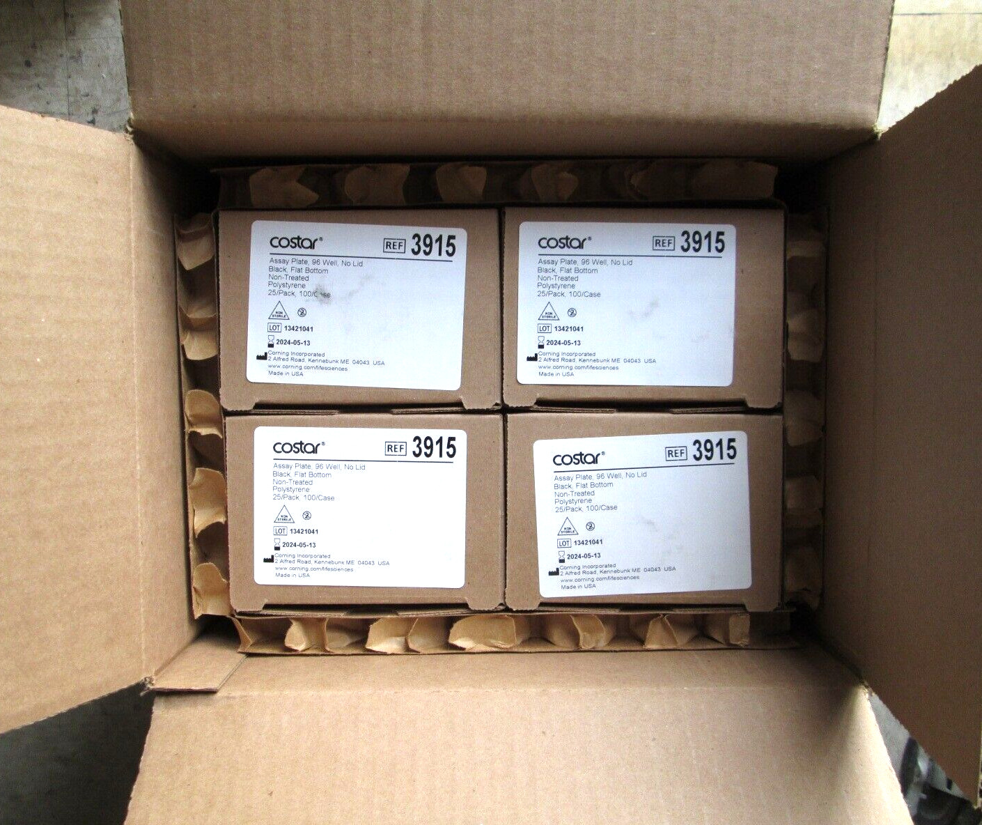 Assay Plate 96 well 100 pcs. Costar 3915 Corning black Molecular Devices reader