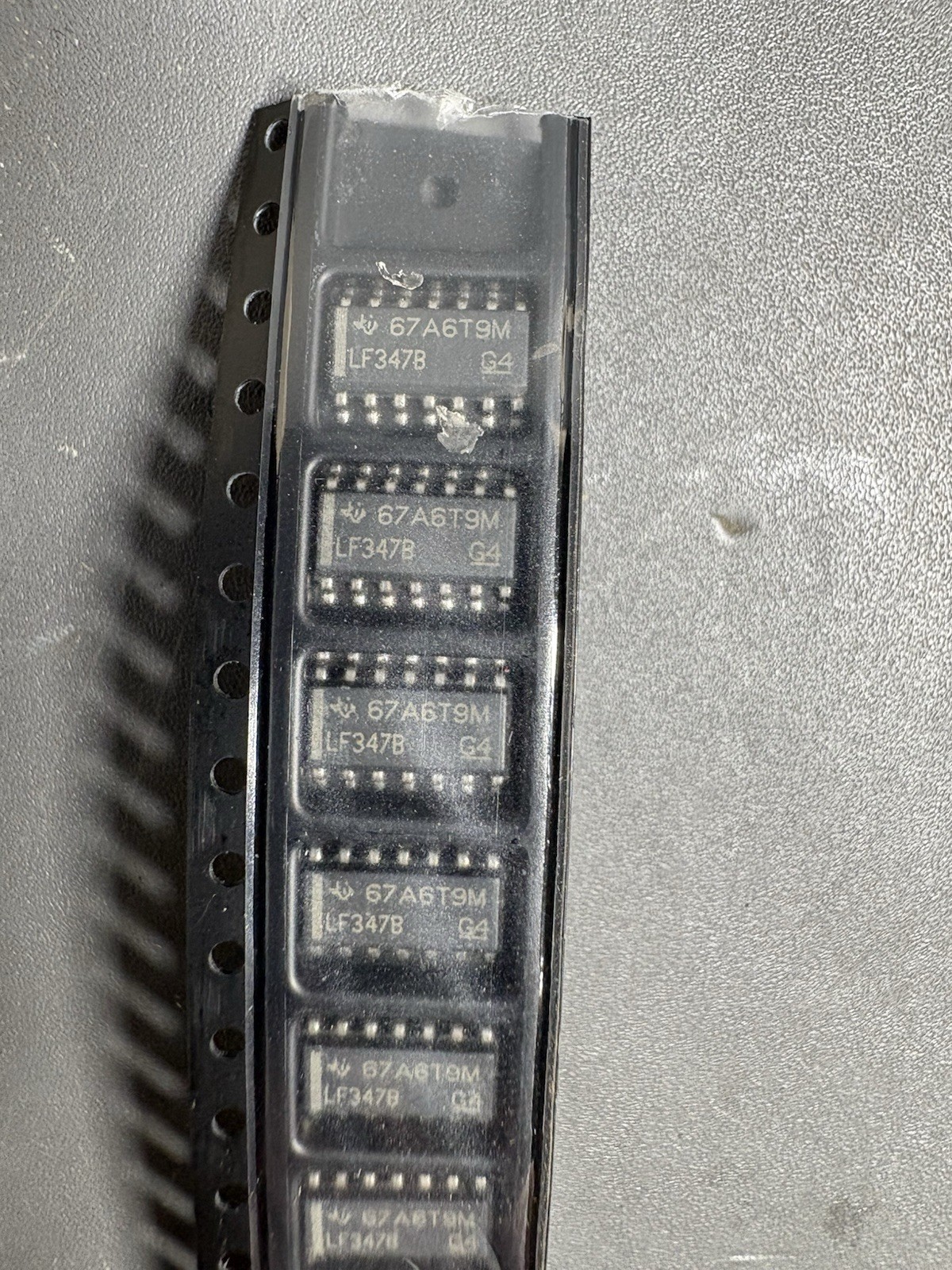50x TI LF347B Quad JFET Input Operational Amplifier SOIC-14 Surface Mount IC