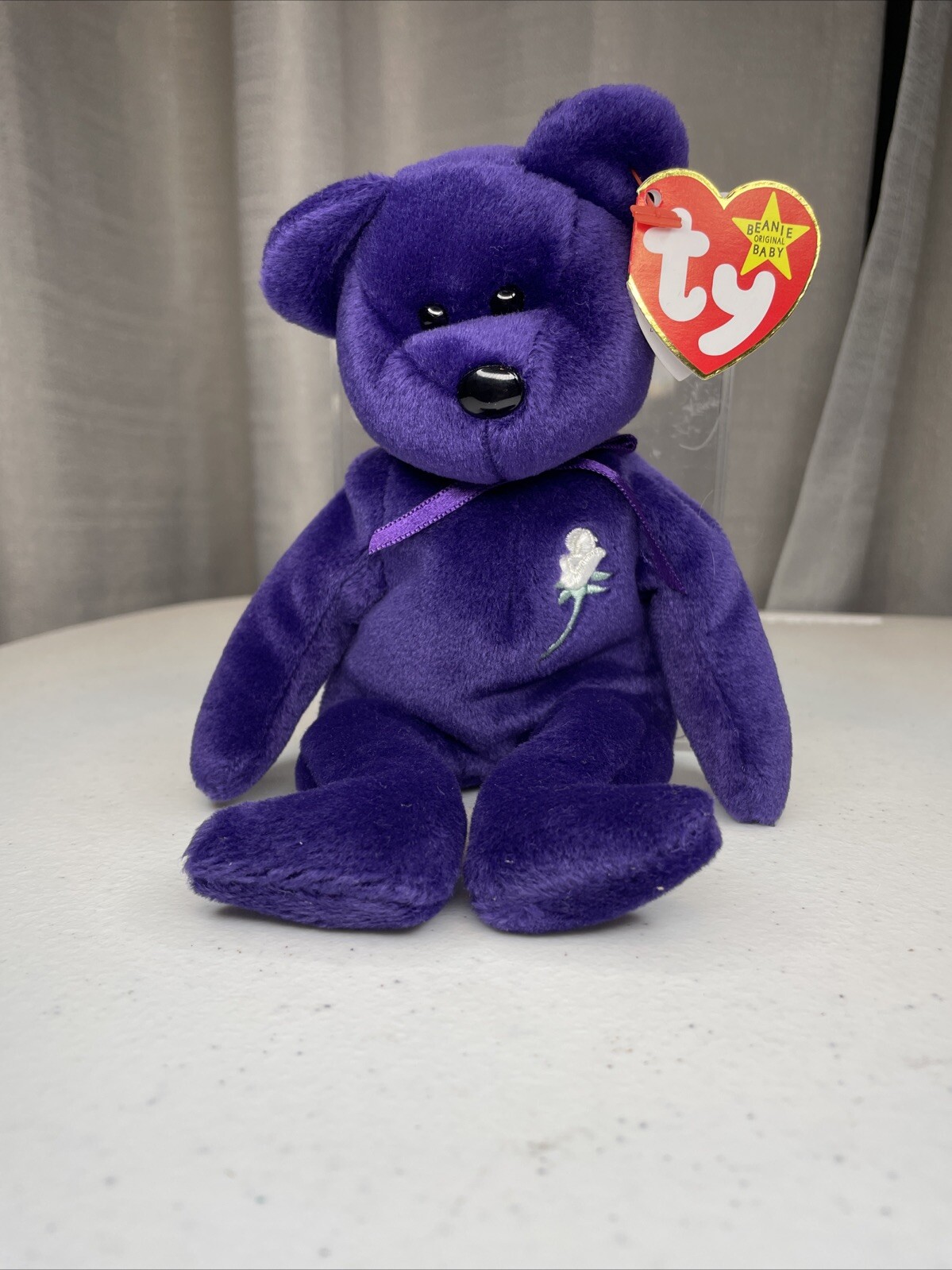 Ty Beanie Babies Princess Bear Toy 1997 Beautiful Diana Bear🔥👀