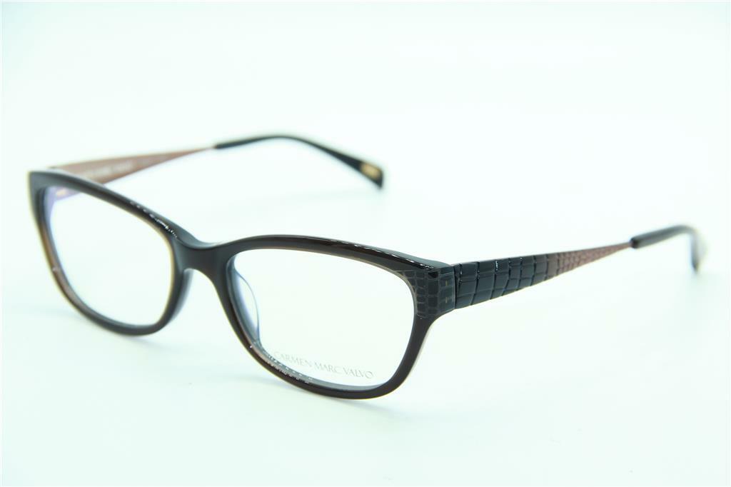NEW CARMEN MARC VALVO DINA BRONZE BROWN AUTHENTIC FRAMES EYEGLASSES  52-17
