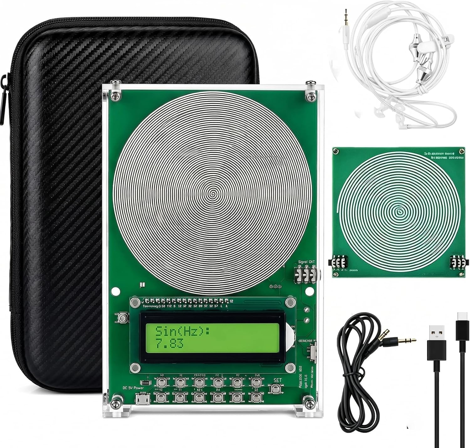 Calminity Frequency Generator 0.01-200000Hz Schumann 7.83Hz Sine Wave Sleep Calminity Frequency Generator 0.01-200000Hz Schumann 7.83Hz Sine Wave Sleep