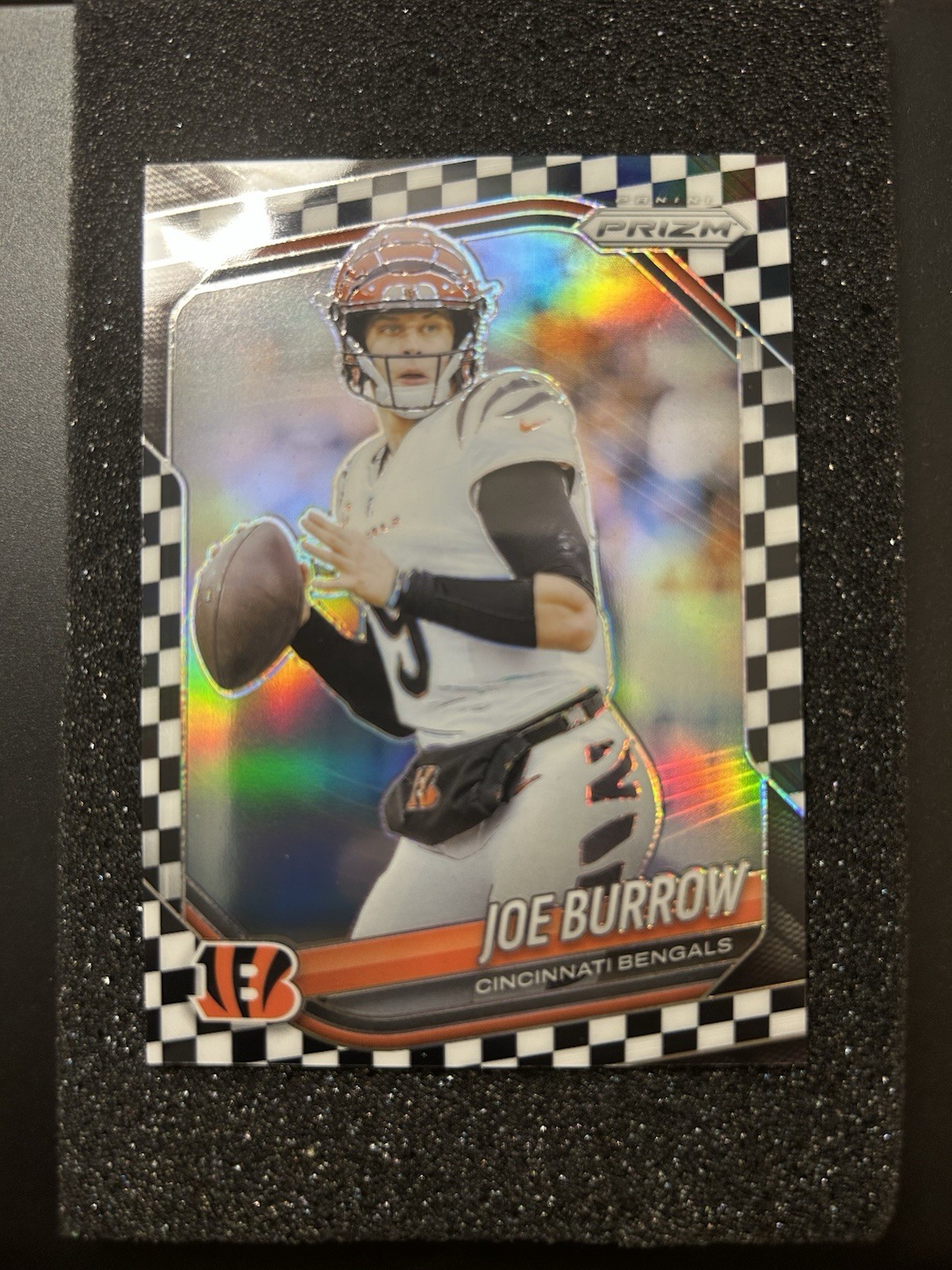 2025 Panini Prizm - Joe Burrow #62 Black & White Checker Prizm 2025 Panini Prizm - Joe Burrow #62 Black & White Checker Prizm