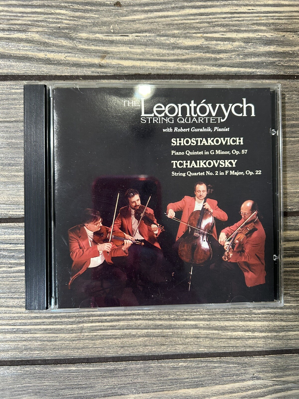 Vintage 1994 The Leontóvych String Quarter CD With Robert Guralnik