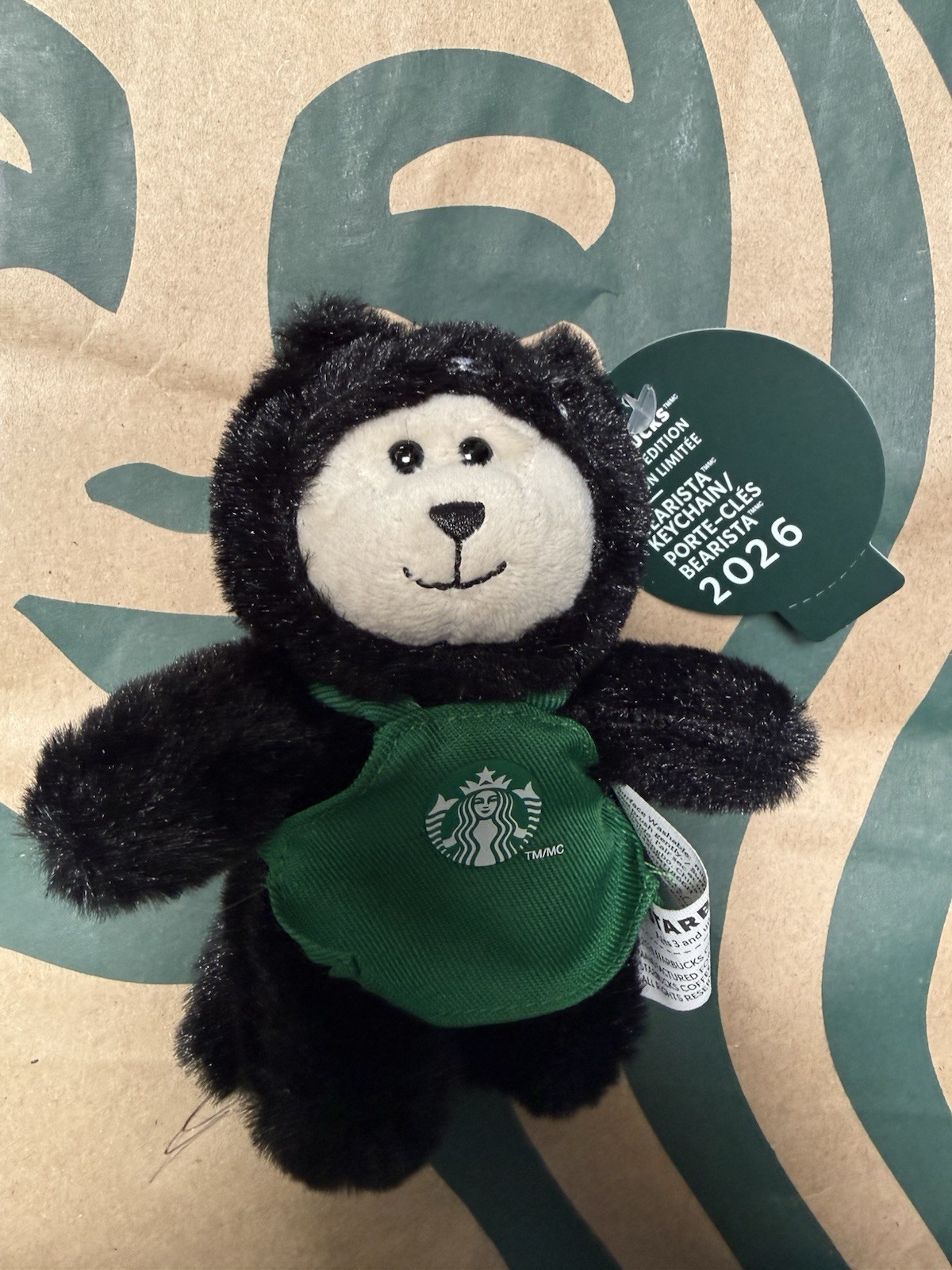 Starbucks Barista In Cat Costume 2026 Keychain