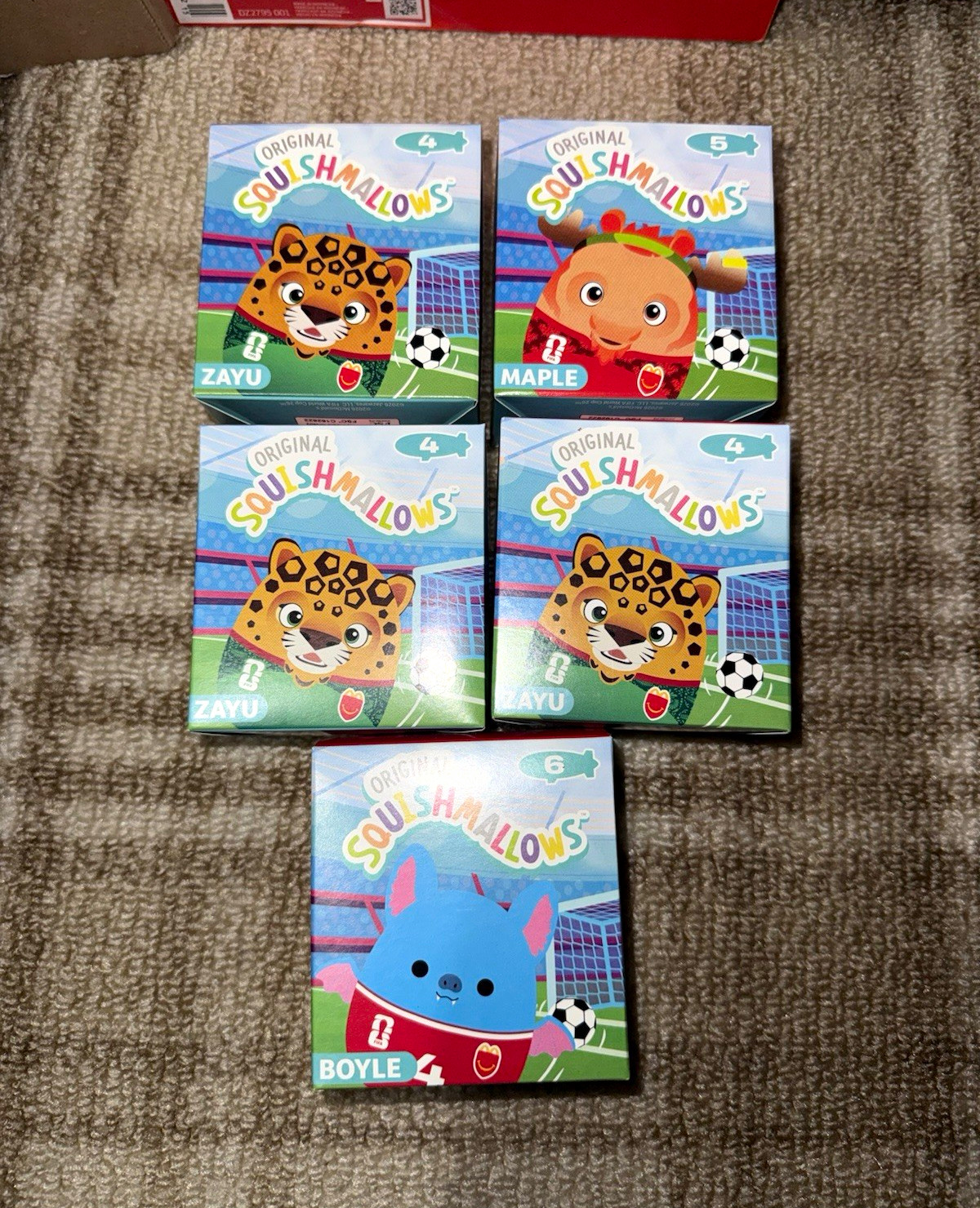Squishmallows Original Mini Plush in Boxes Lot World Cup 2026 Mexico Canada