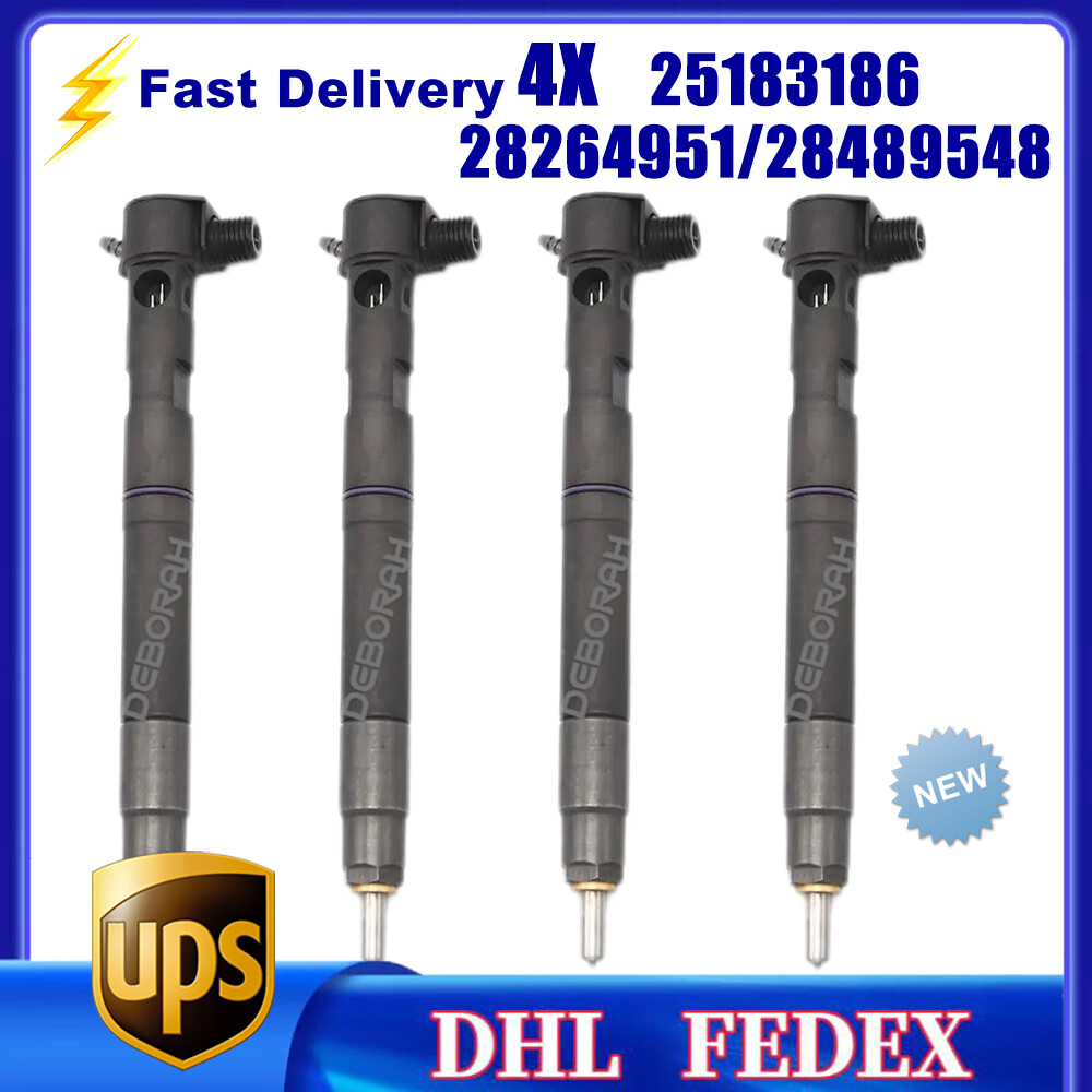 4PCS 28264951 25183186 Diesel Fuel Injector  28489548 For Chevrolet Captiva 2.2L