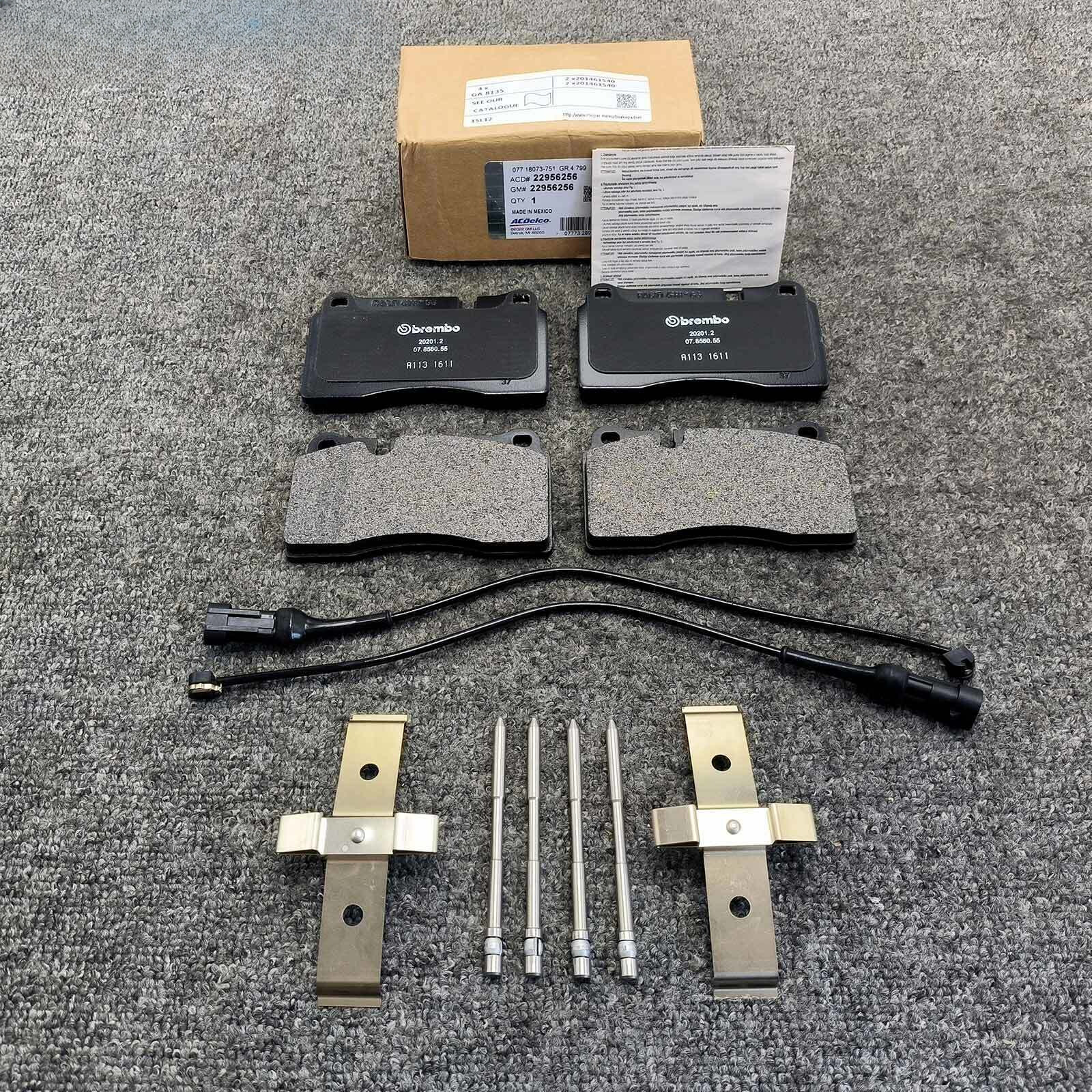 NEW FOR 22956256 Carbon Ceramic Rear Brake Pad Kit for 2009-2013 C6 Corvette ZR1