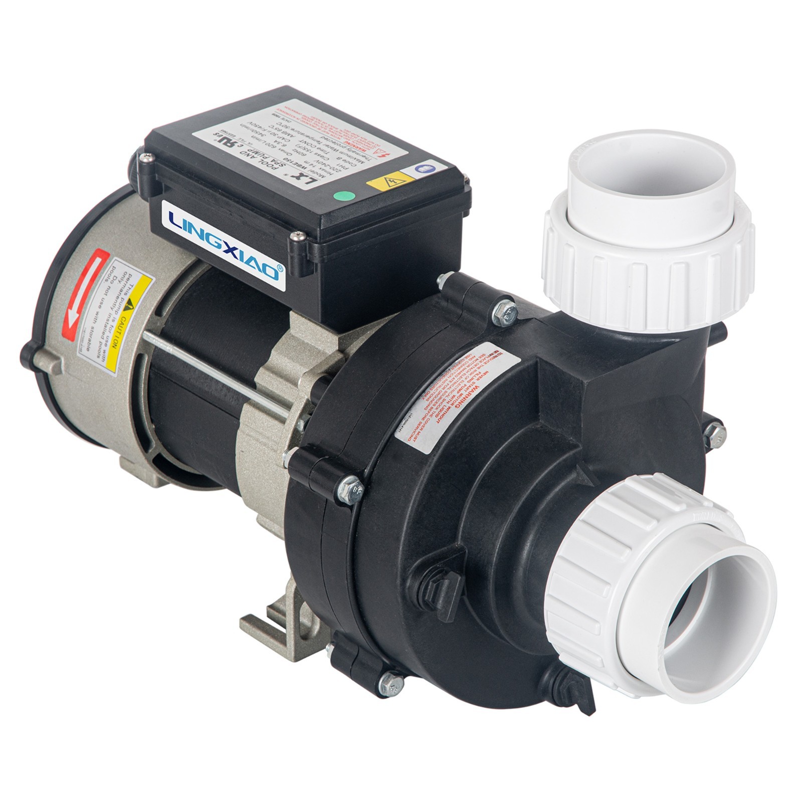 LINGXIAO Hot Tub SPA Pump 1.5HP, Wow Pump 220-240V, 2-inch Plumbing - WBE150