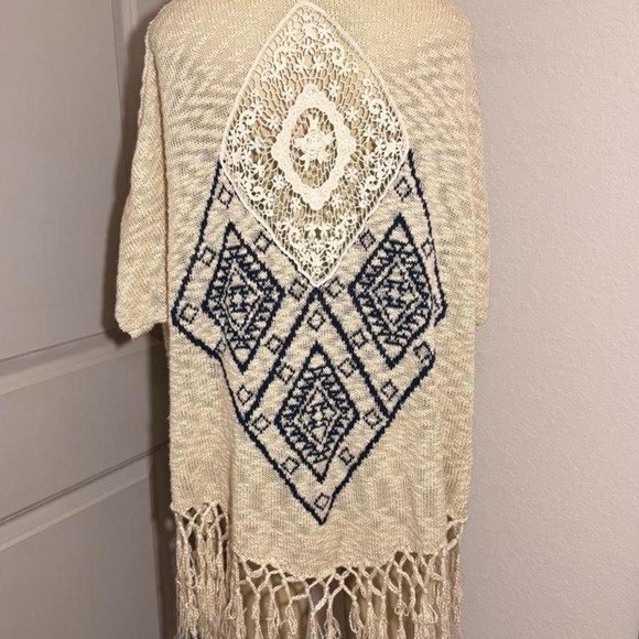 Cato Multicolor geometric patterned cardigan Cato Multicolor geometric patterned cardigan
