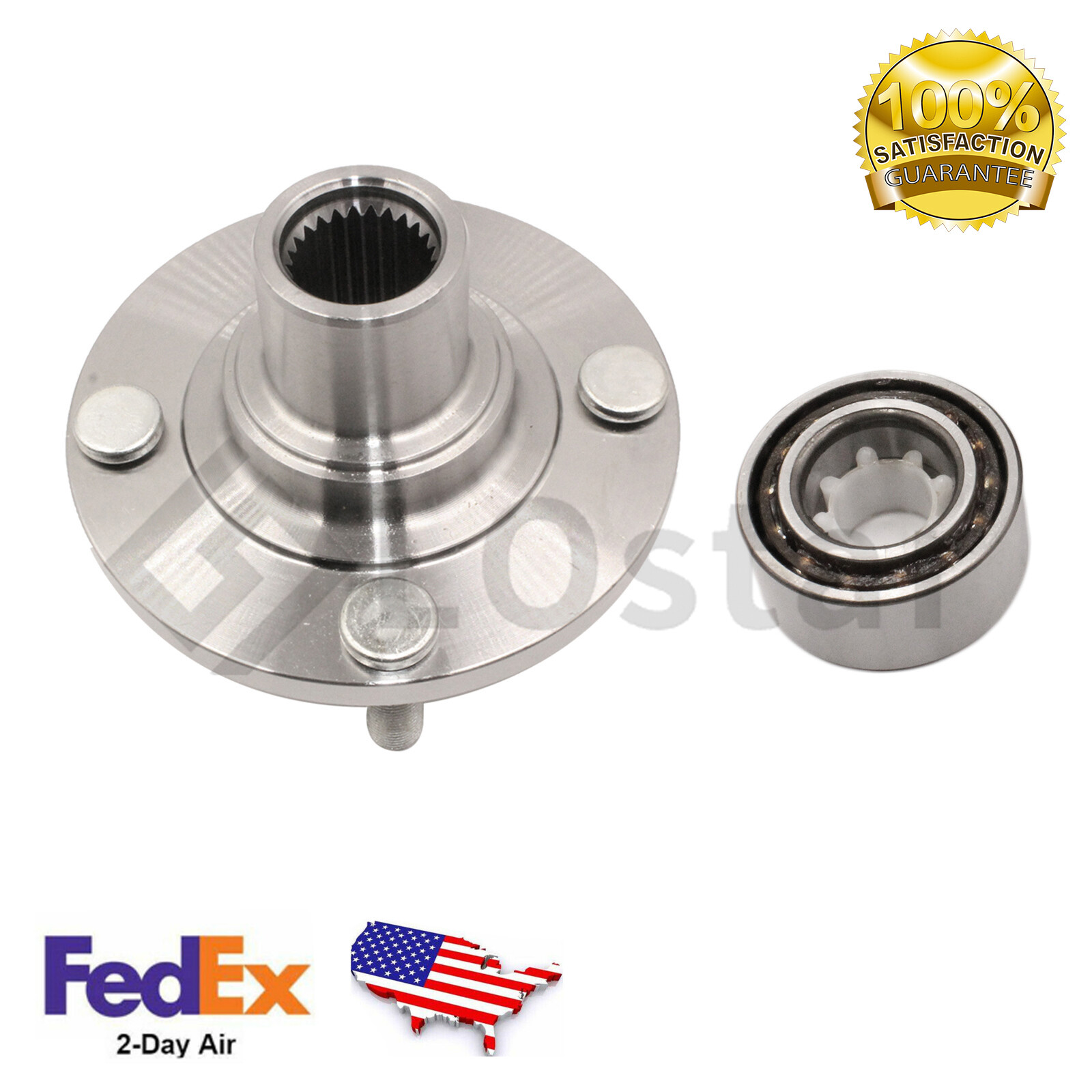 Front  Wheel  Hub & Bearing Assembly Fits 1991-1999 Nissan Sentra 200SX