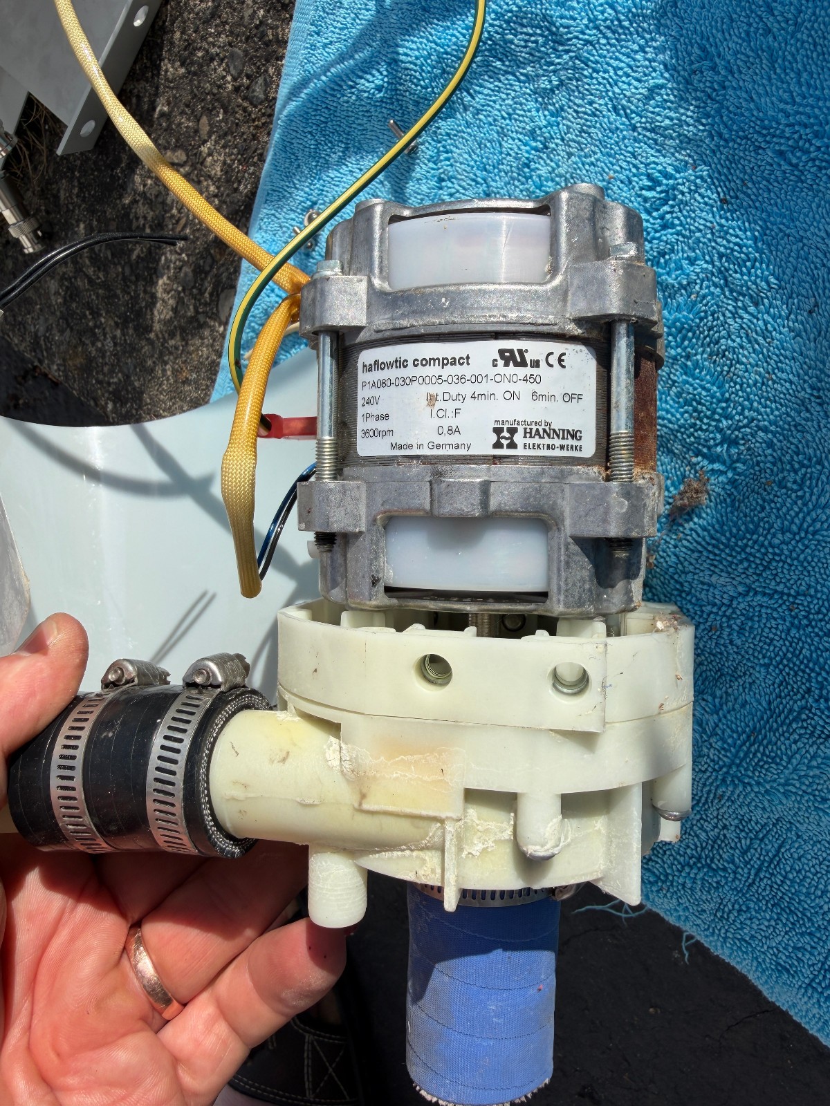 Hobart 00-942096-00004 Drain Pump - From working LXER 2017 Advansys - See Pics